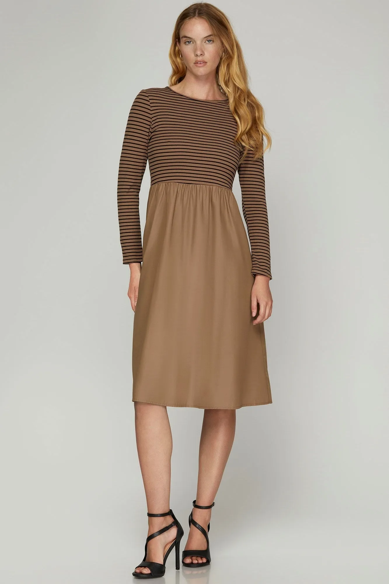 Earth Fit Striped Pocket Dress - 2 Colors!