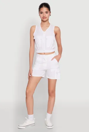 WindResistantWeave Nylon Cargo Shorts