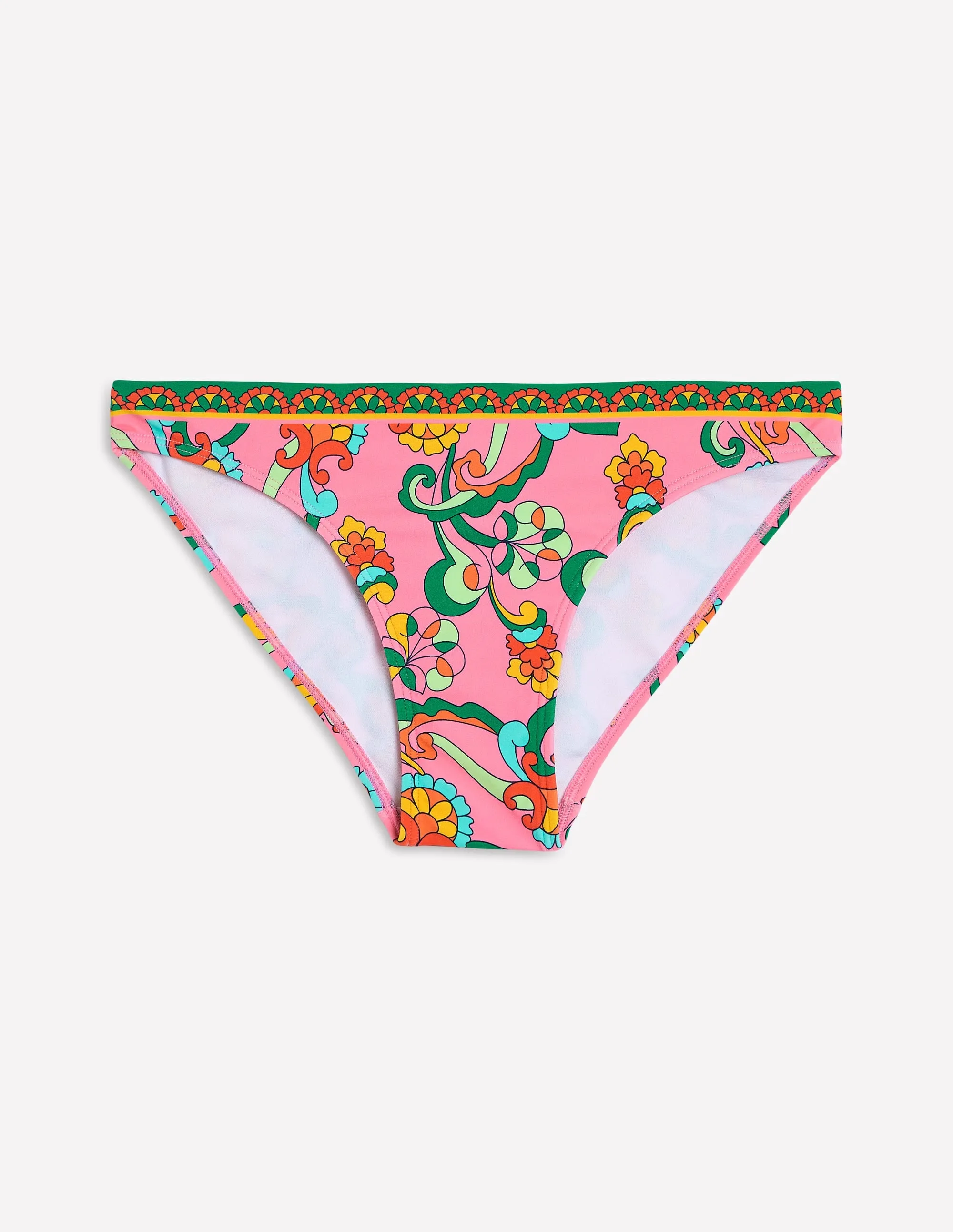 Classic Bikini Bottoms-Pink, Tummy Control Panel