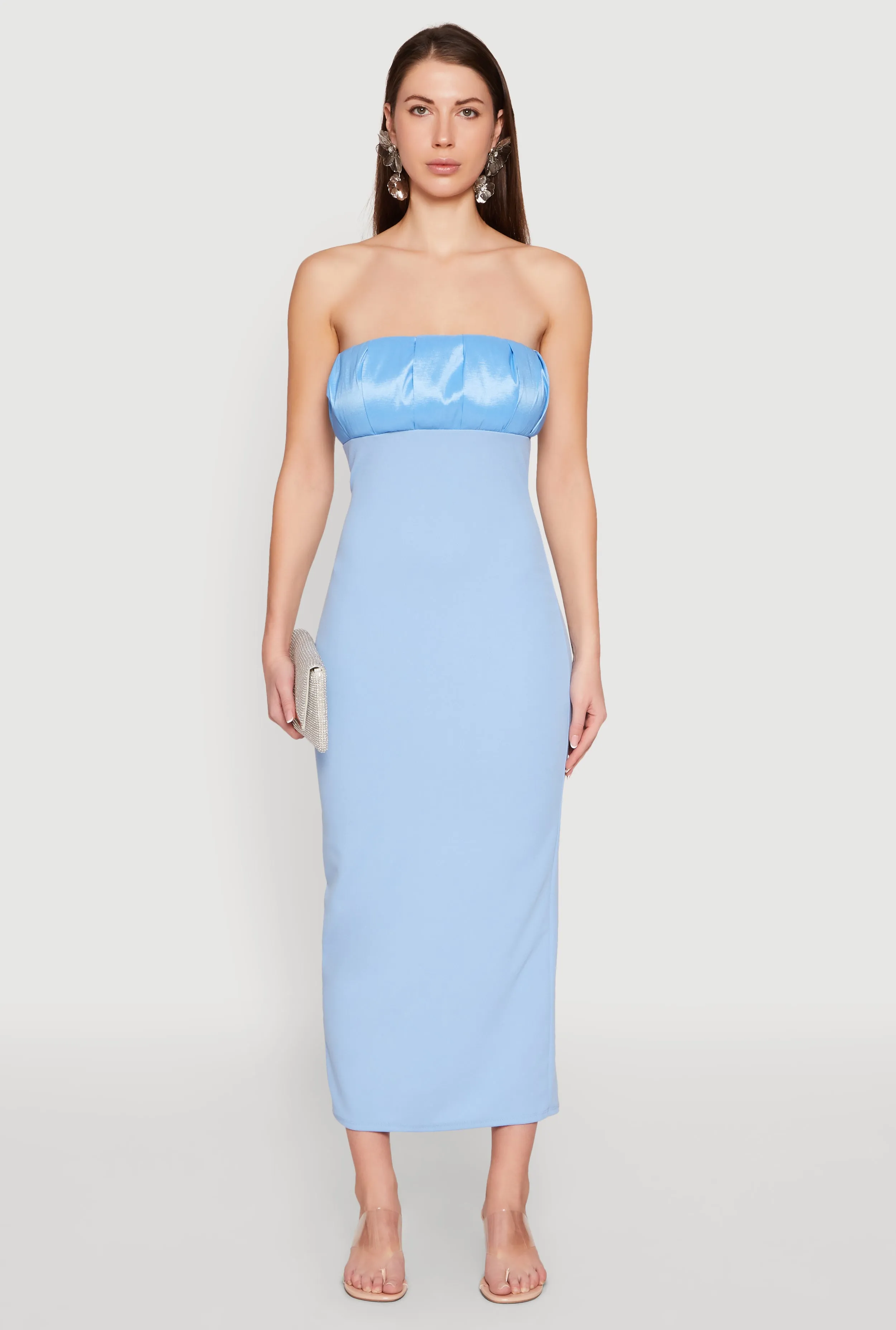 Empire Waist Slit Back Maxi Dress Wild Meadow Elegant dress for evening