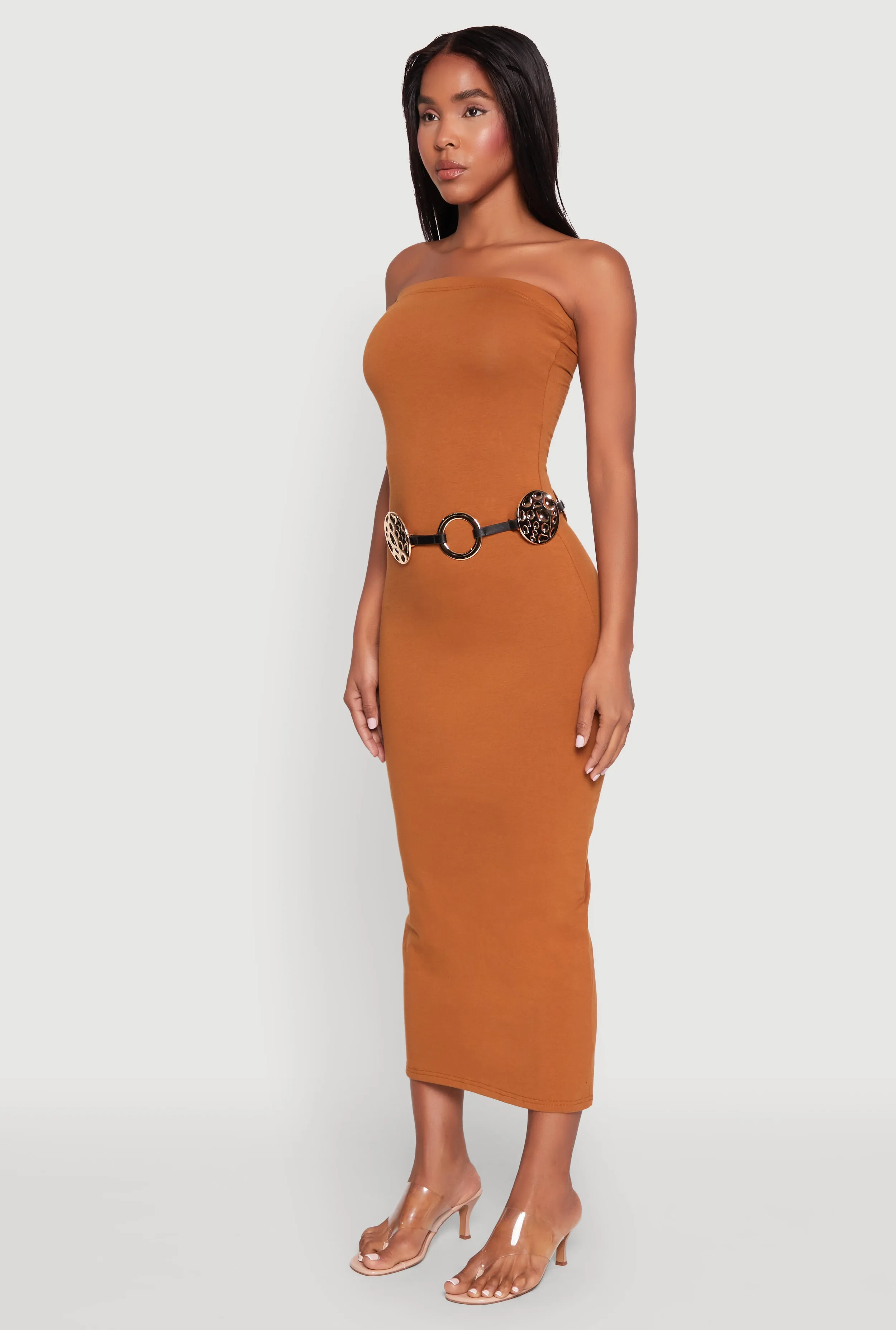 Daisy Maxi Tube Dress Sequin Glow