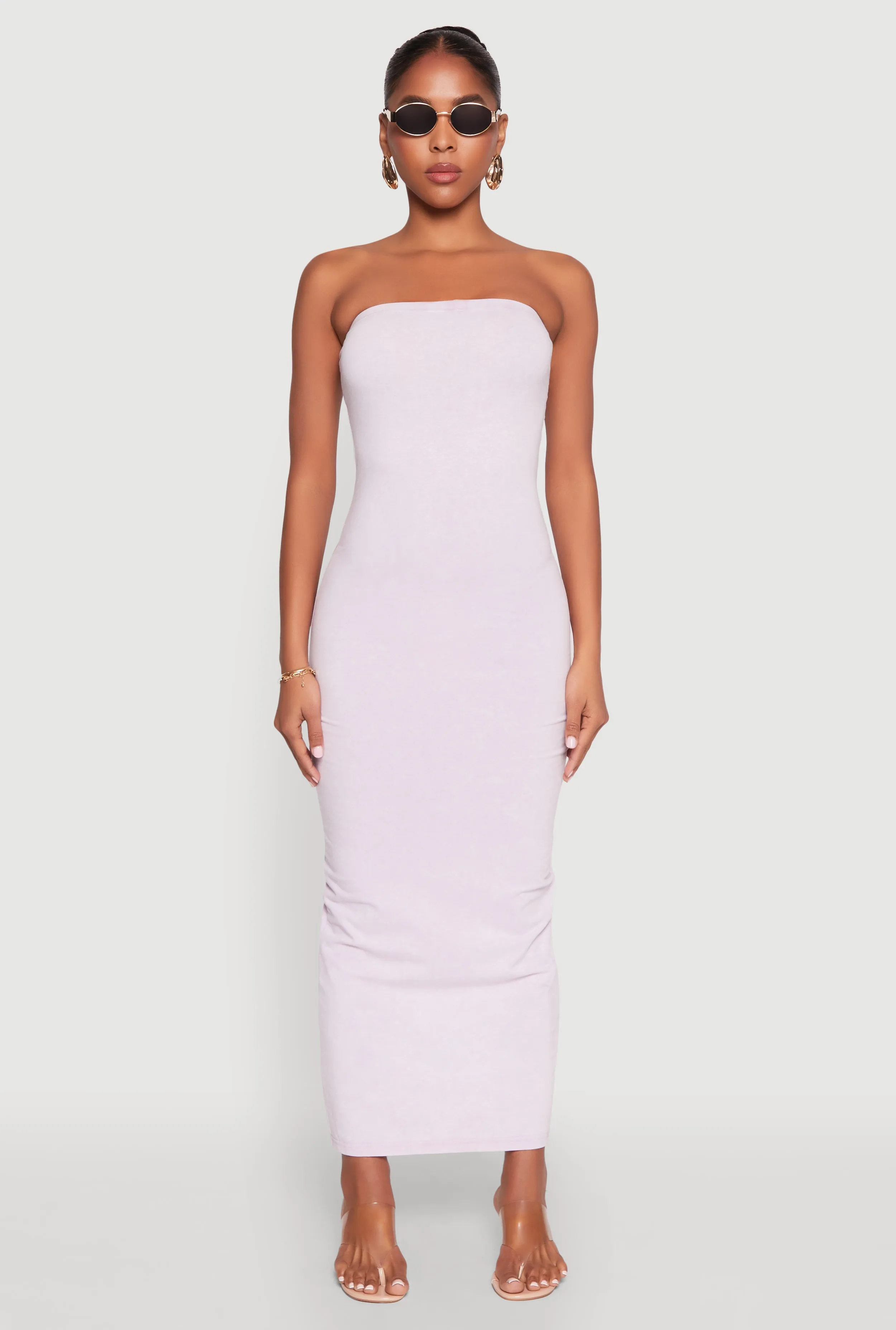 Daisy Mineral Wash Maxi Tube Dress Steel Frame Magic Hour