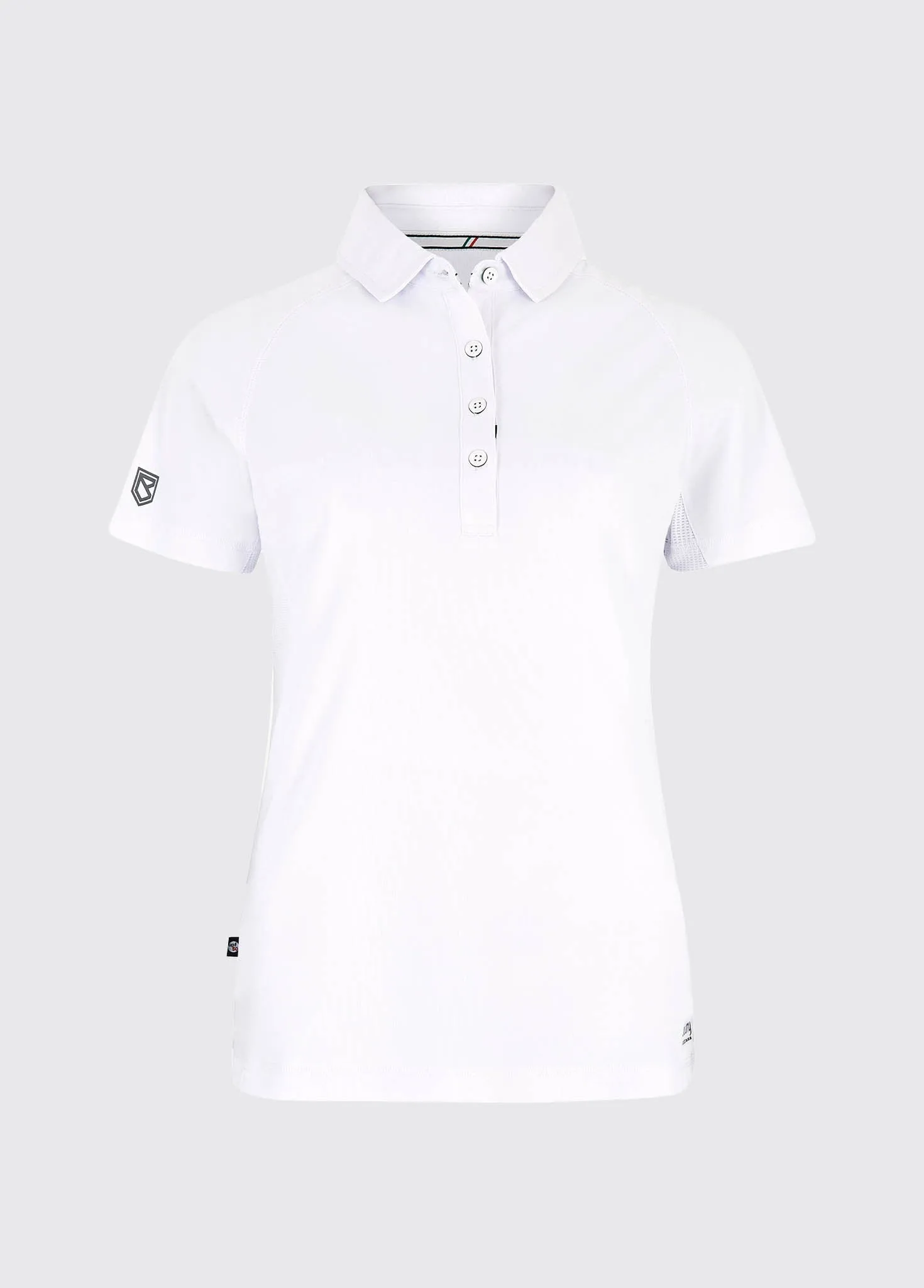 Riviera Women's Technical Polo - White OekoTexCertified Screen Core
