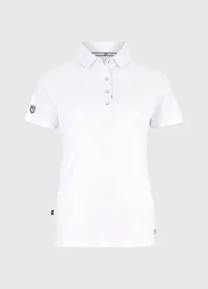 Riviera Women's Technical Polo - White OekoTexCertified Screen Core