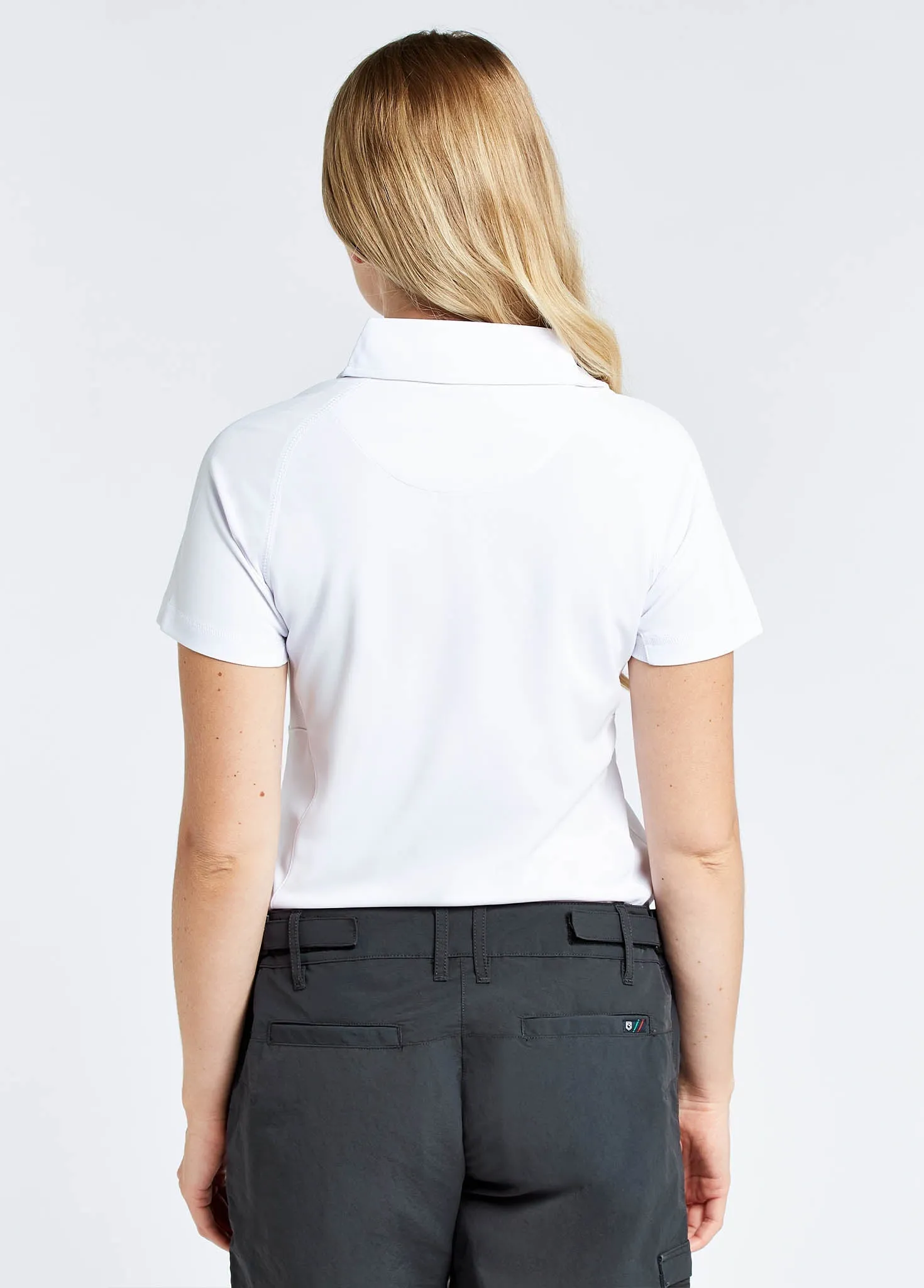 Riviera Women's Technical Polo - White SustainableTextiles