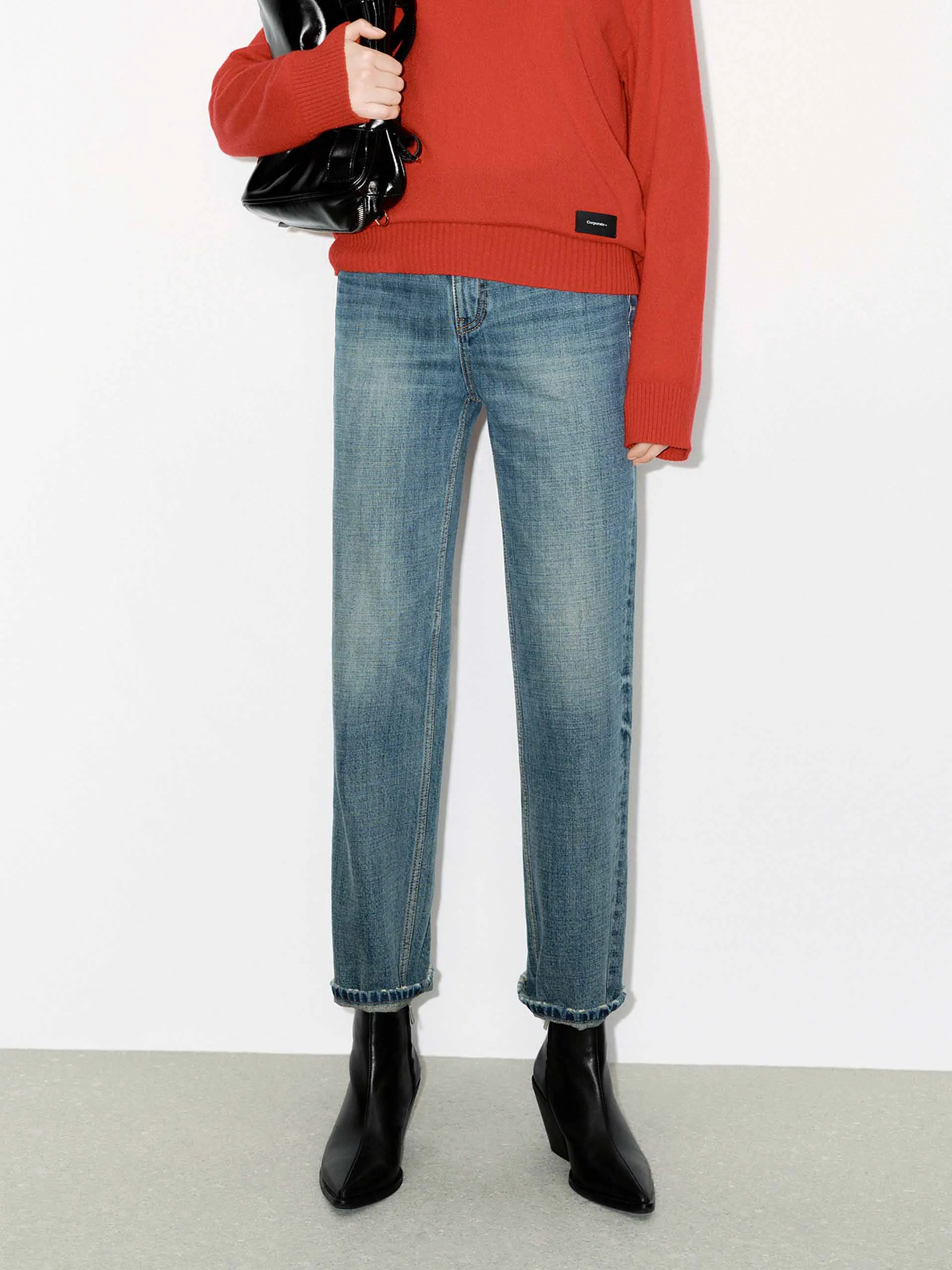 Cotton Blend Ankle Jeans Ever Versatile Outdoor Adventure Stylish Family Style