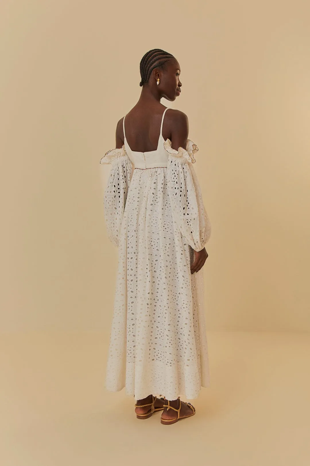 This dress is the perfect addition to any wardrobe for those who value both style and comfort Off-White 3D Flower Maxi Dress