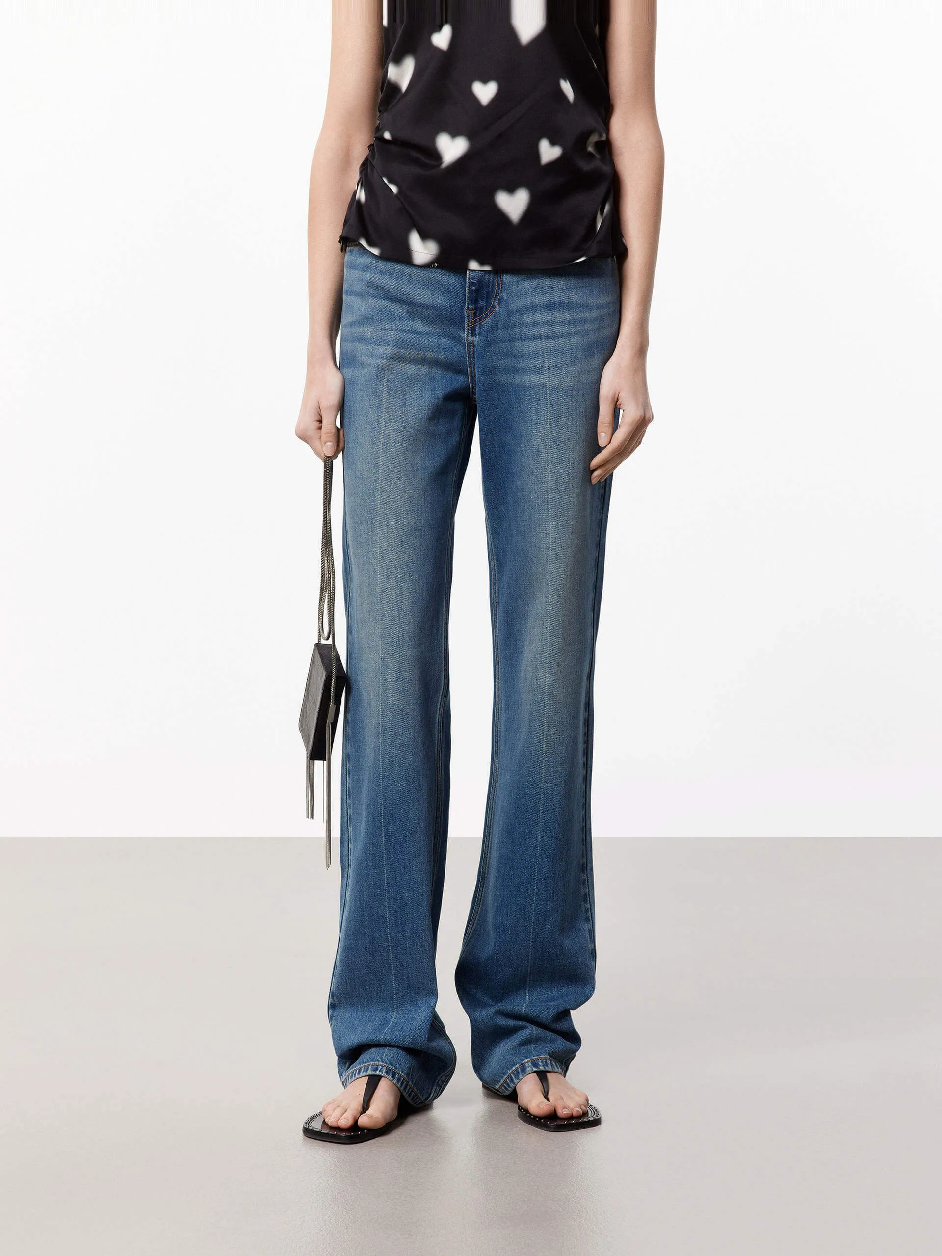 Classic Wear Slim Straight Leg Denim Jeans