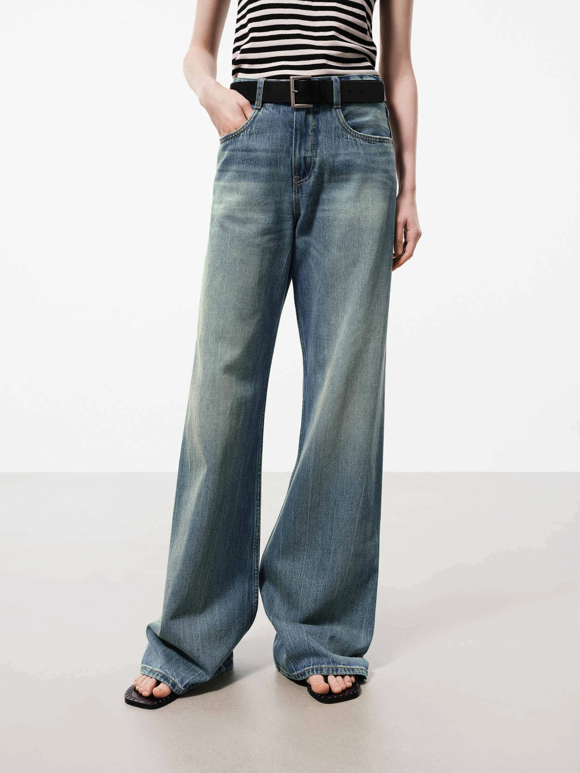 Always Needed Date Night Summer Vibes Wide Leg Cotton Jeans