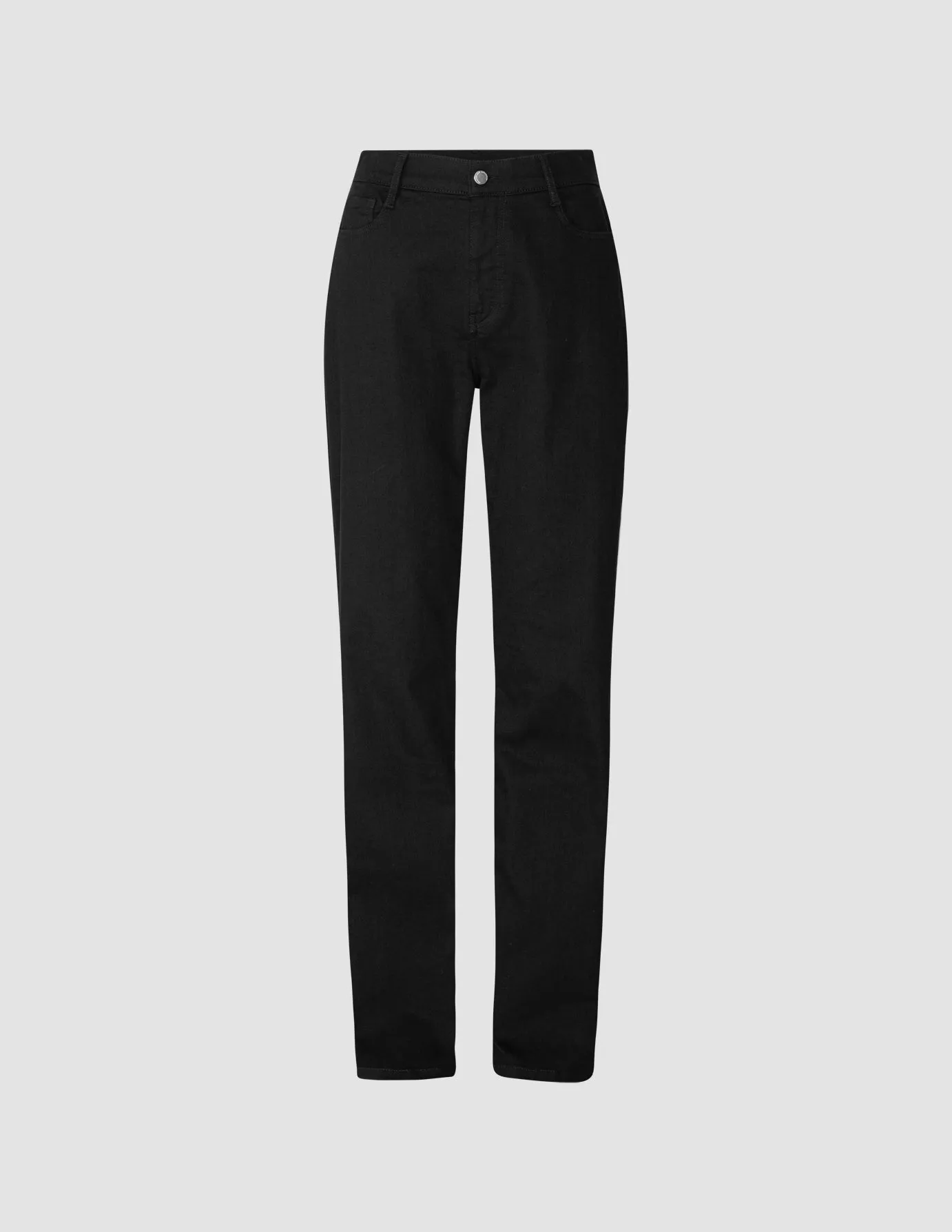 Jeans Straight Stay Black Everyday Confidence