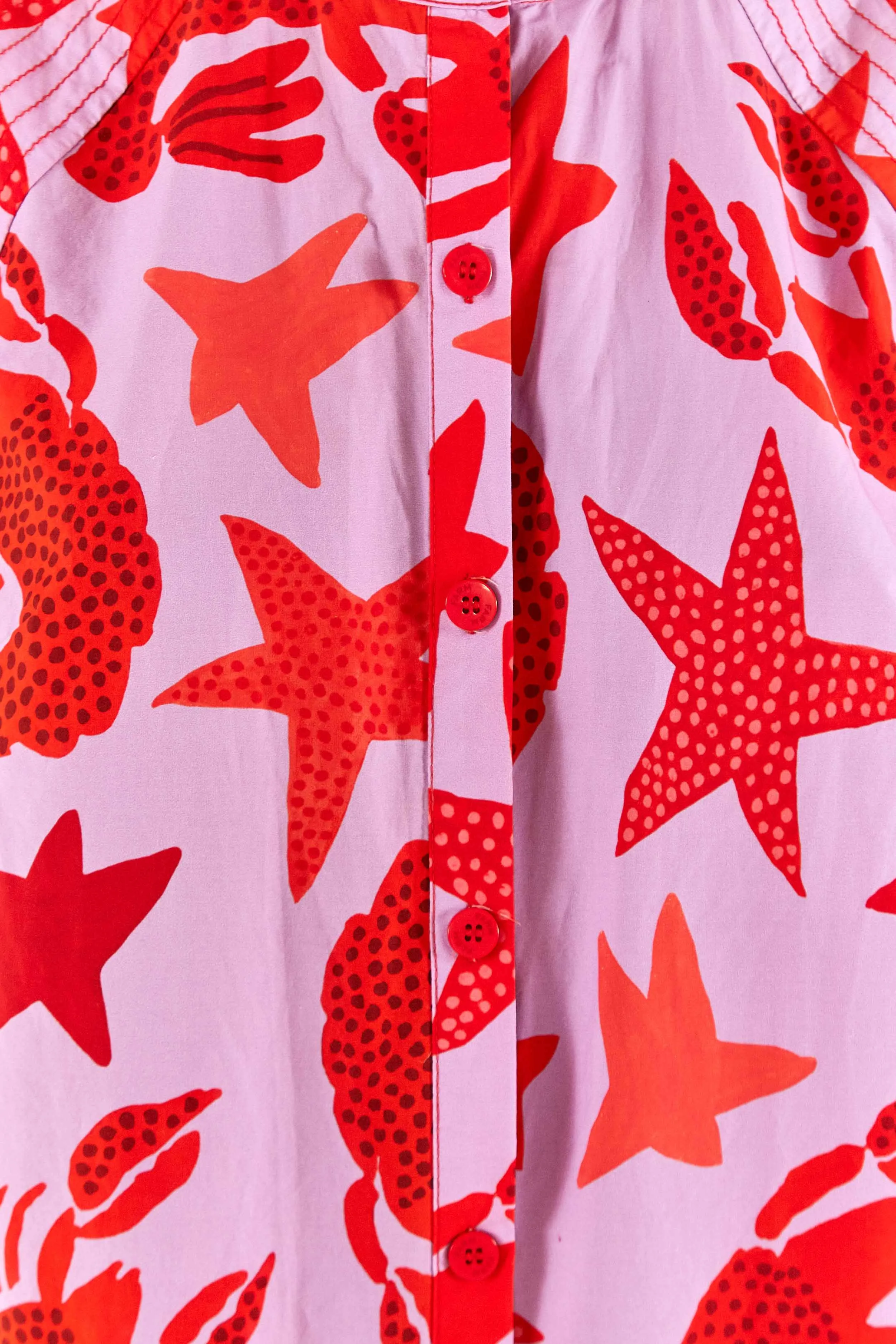 On The Go Look Lobster Sky Mini Dress