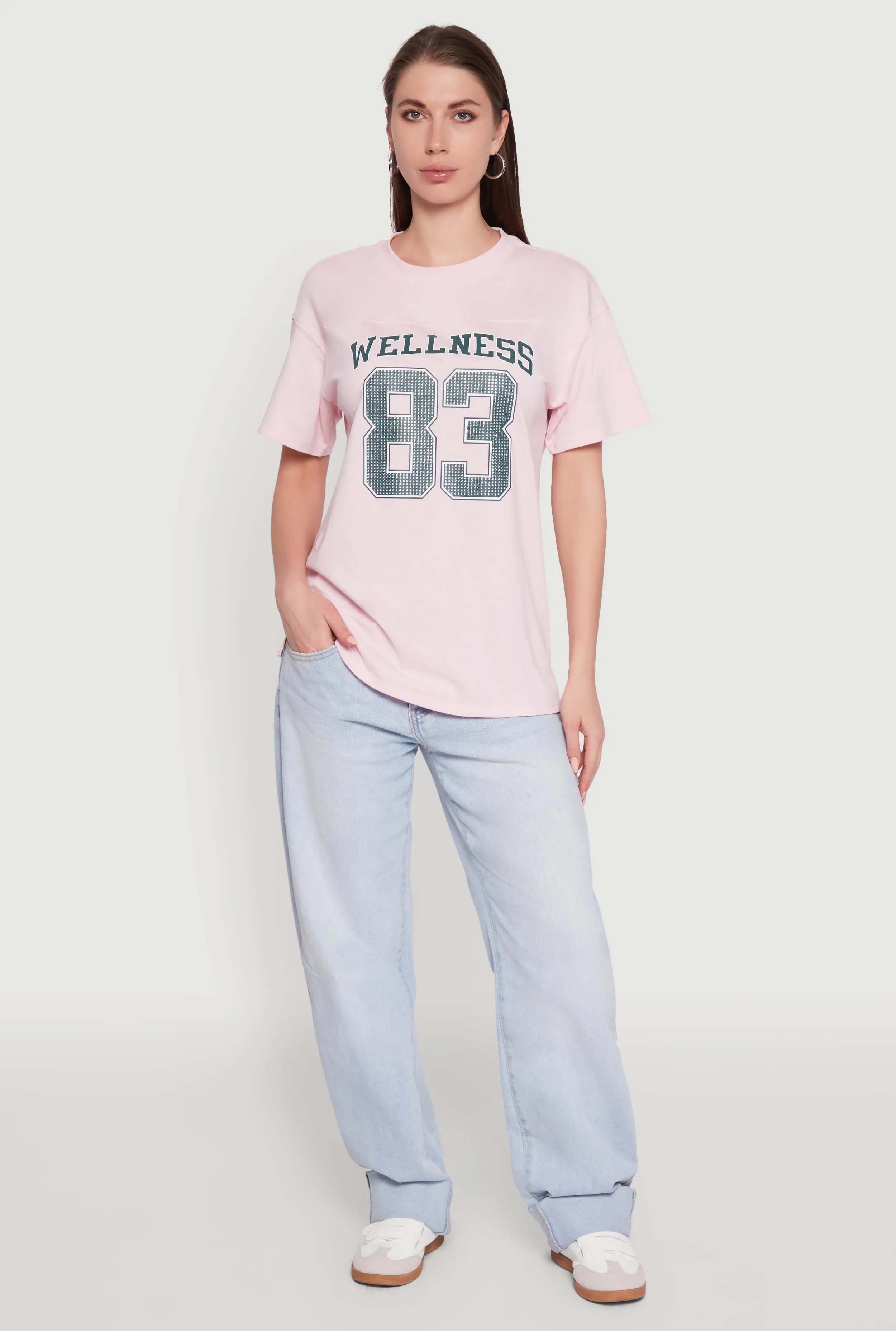 Timeless Appeal Almost Famous Rhinestone Graphic T-Shirt
