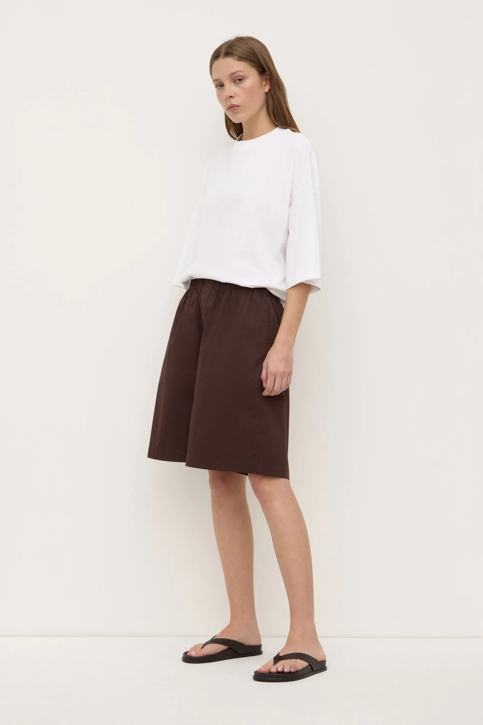 Riley Poplin Short Geometric Pattern
