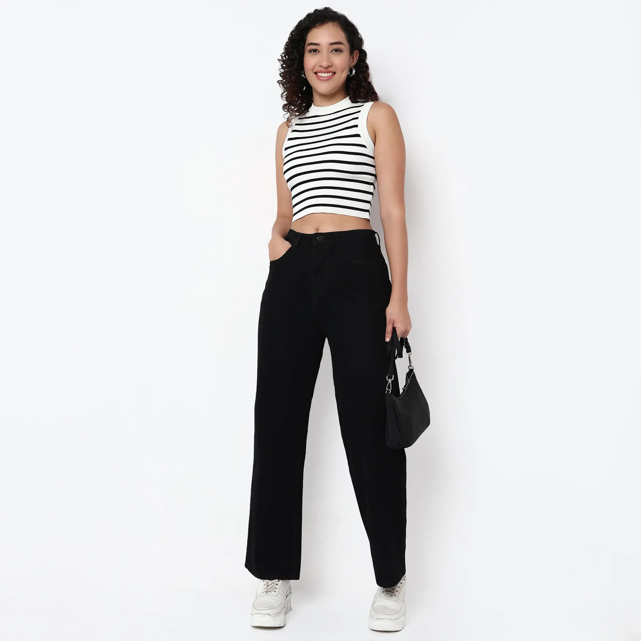 SU Jeans? - Straight Fit High Rise Jeans Air Move FrictionResistant
