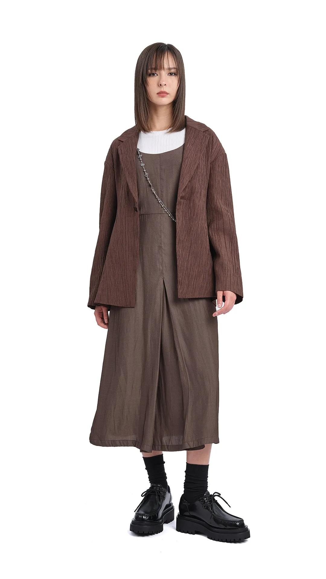 MeshVentilation Comfort Fit Silky Maxi Dress