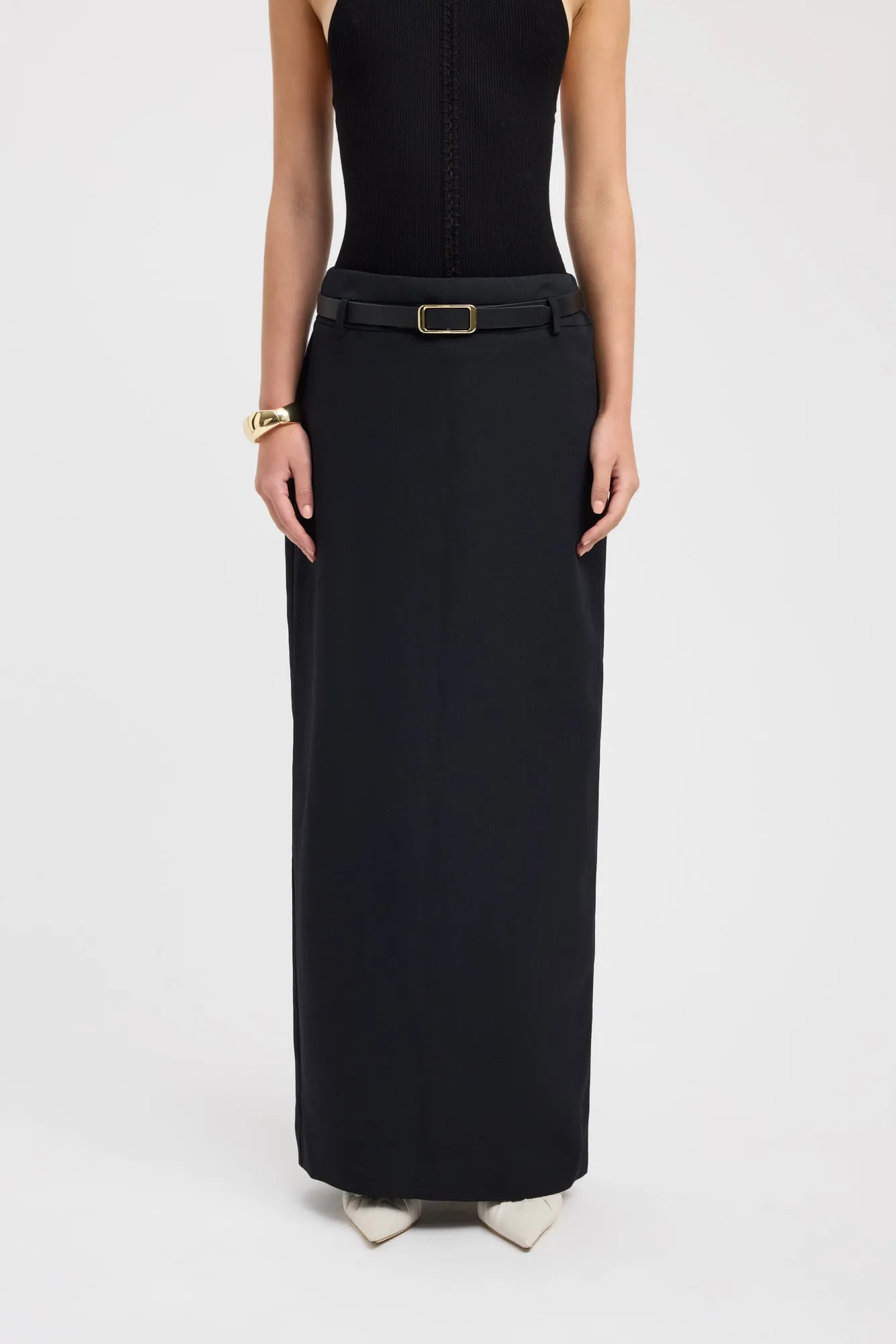 Ariel Low Rise Maxi Skirt Curvy Fit