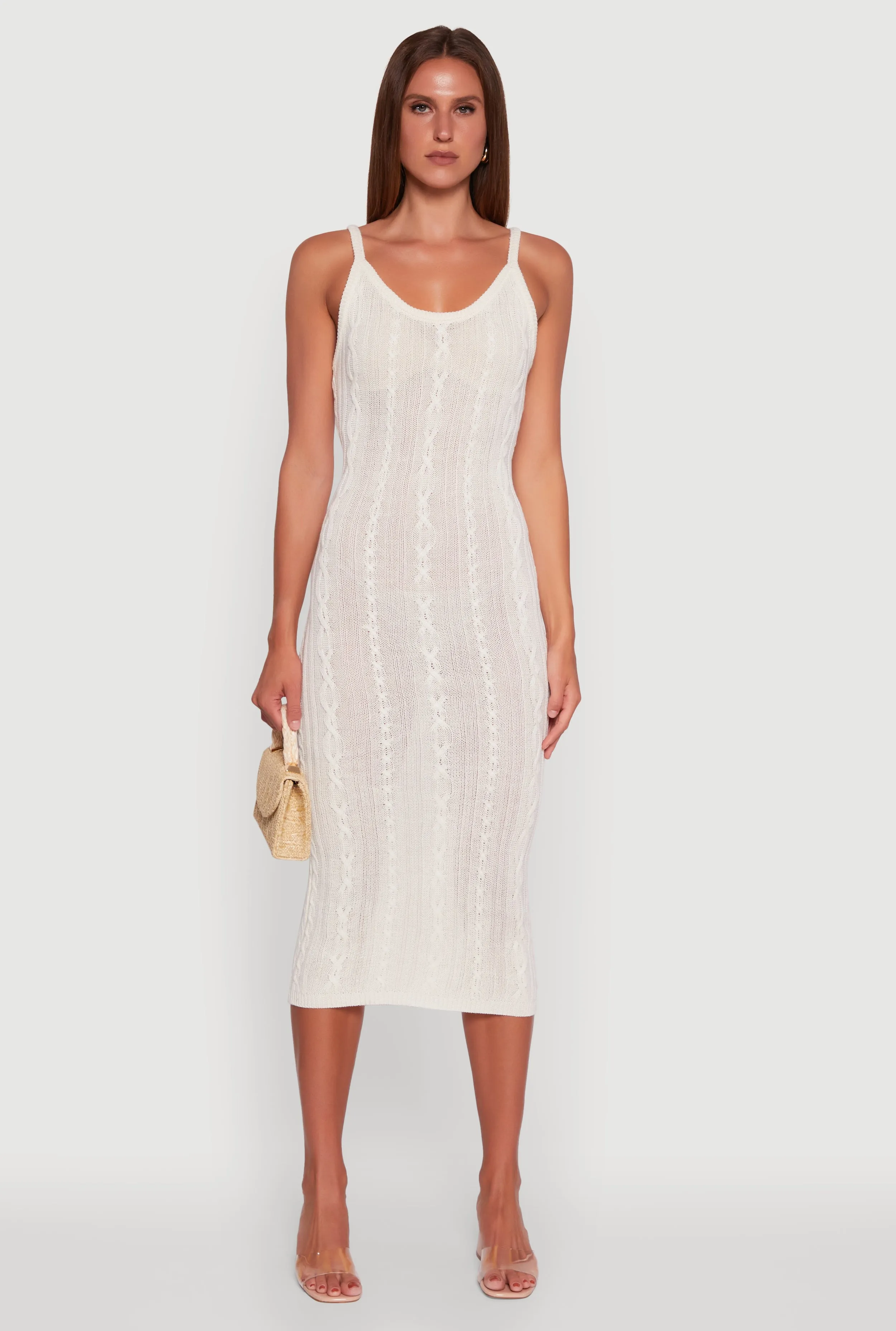Trendy Cable Knit Sleeveless Maxi Dress The simple yet chic design of this maxi dress ensures it can be dressed up or down