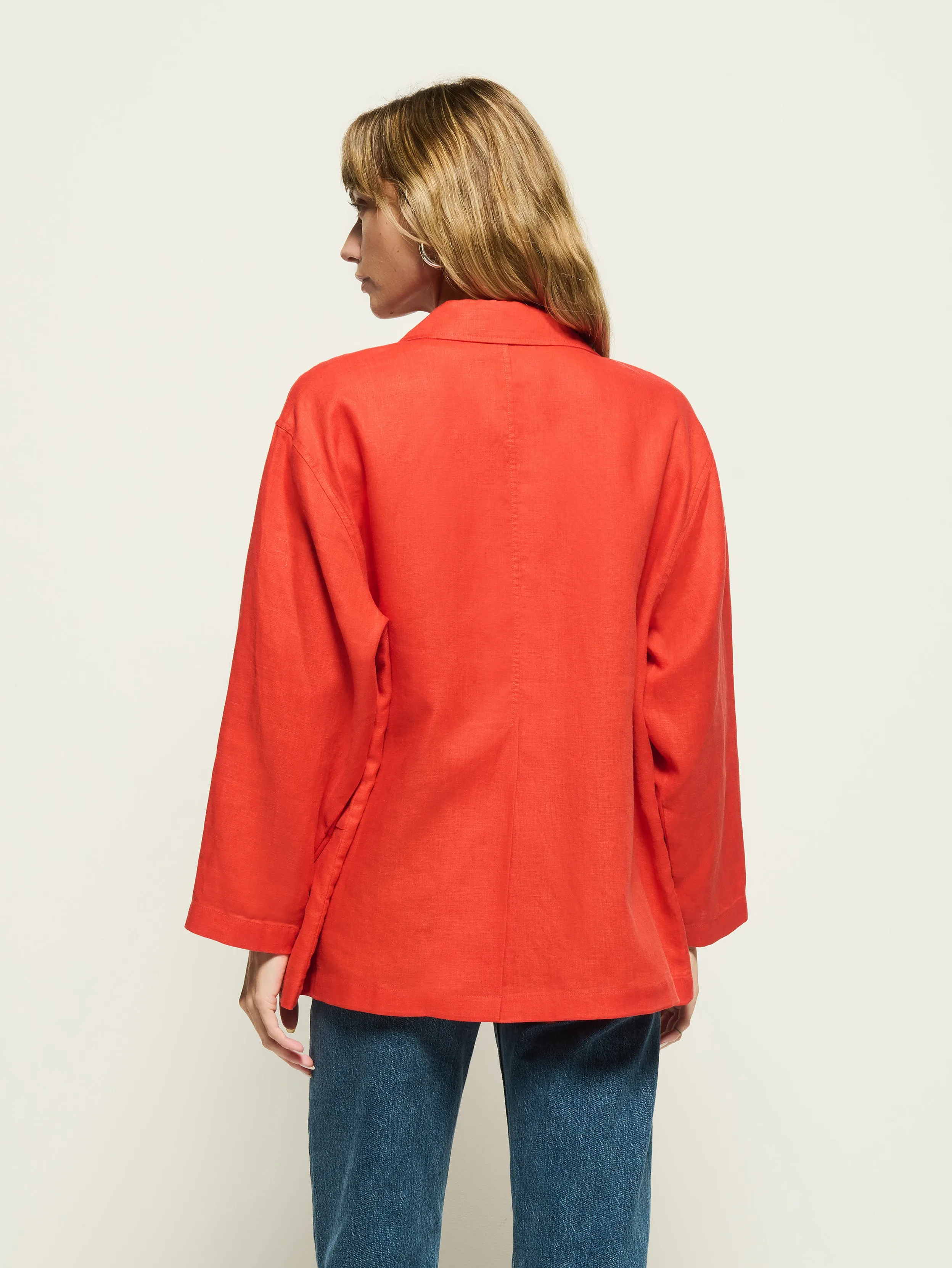 WrinkleFreeFabric Beach Ease Beatrice Blazer