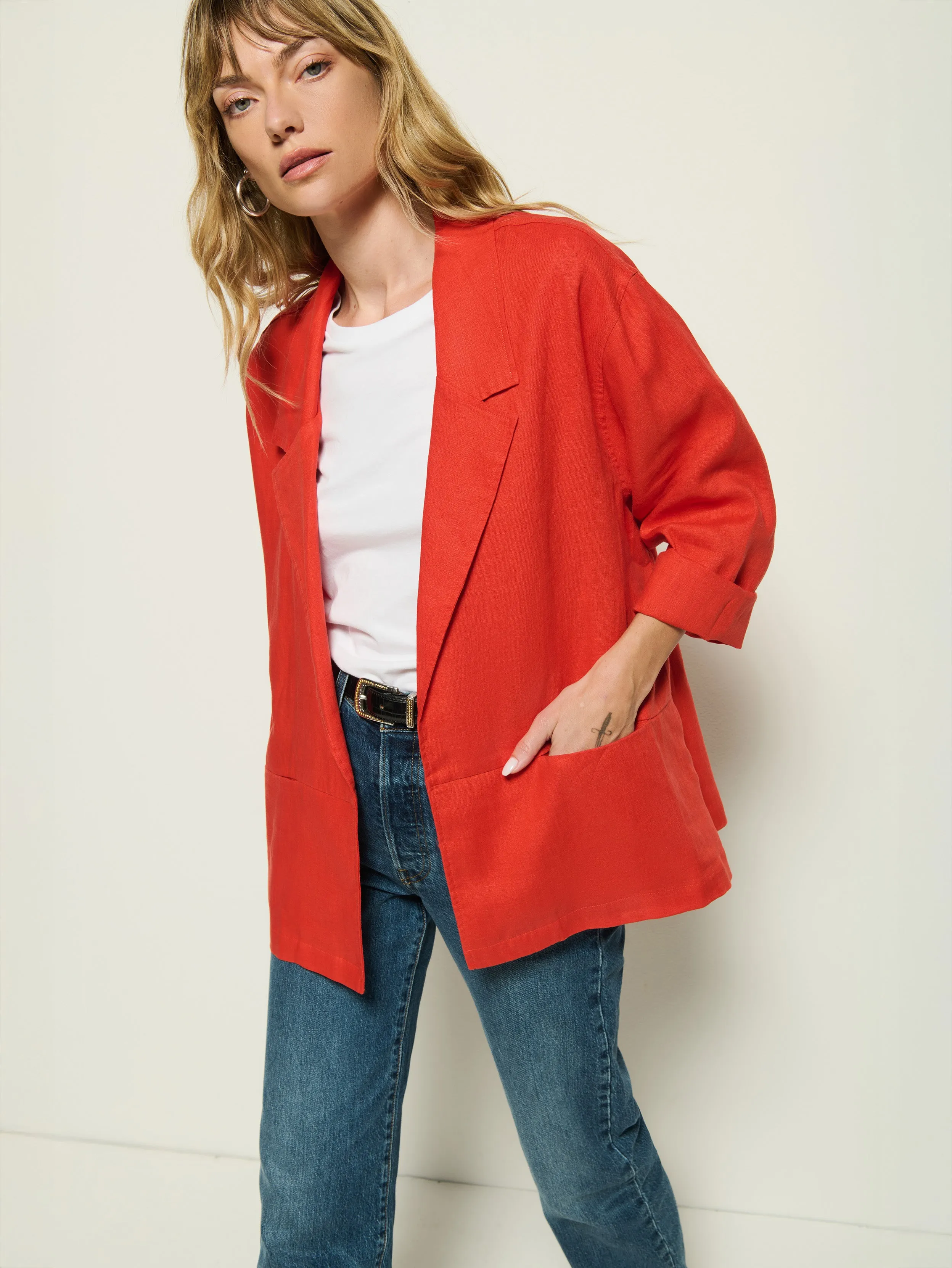 Beatrice Blazer Holiday Glow