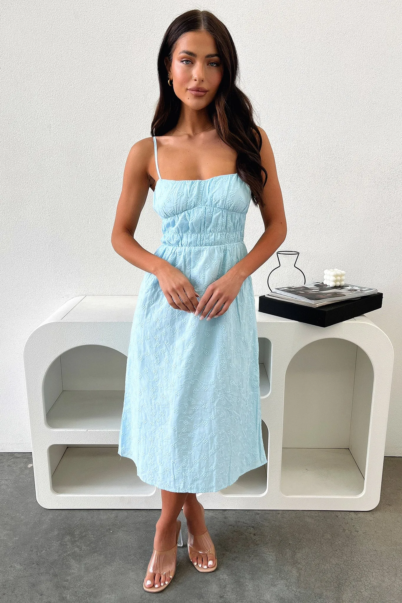 Desert Sky Mik Midi Dress - Blue