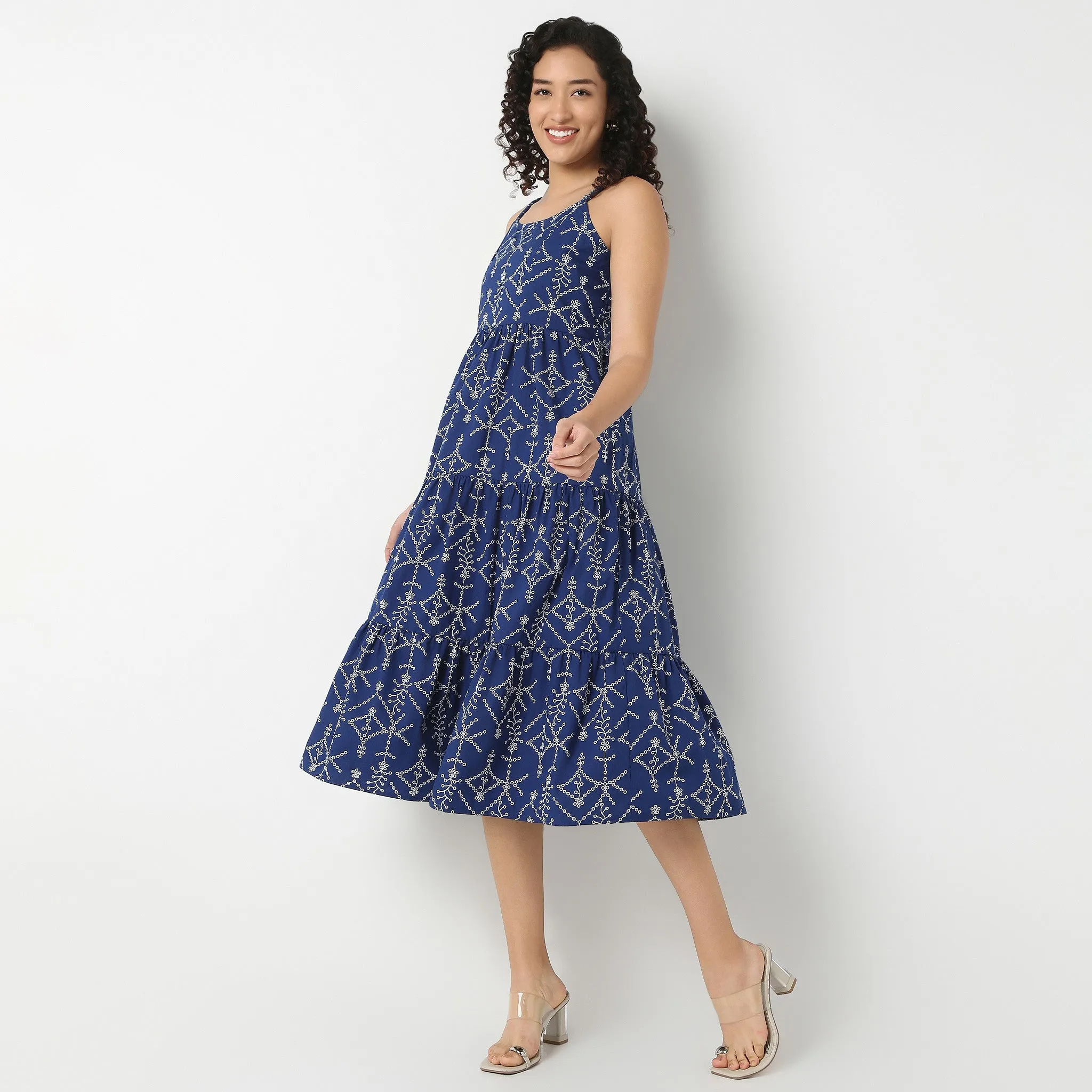 Strappy Schiffli Dress OdorResistant Summer Glow