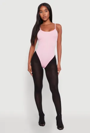 Daisy Scoop Neck Cami Bodysuit Charming Traveler
