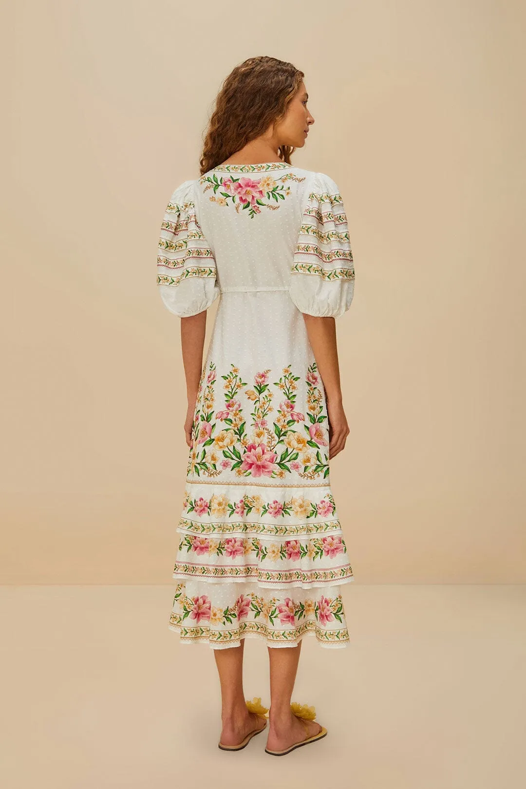 Off-White Palm Dream Wrap Midi Dress Day To Night Look