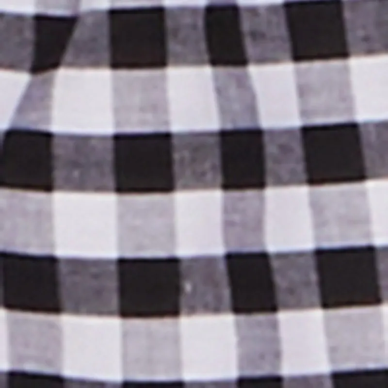 Youthful Design Haute Monde Gingham Strapless Tiered Skater Dress