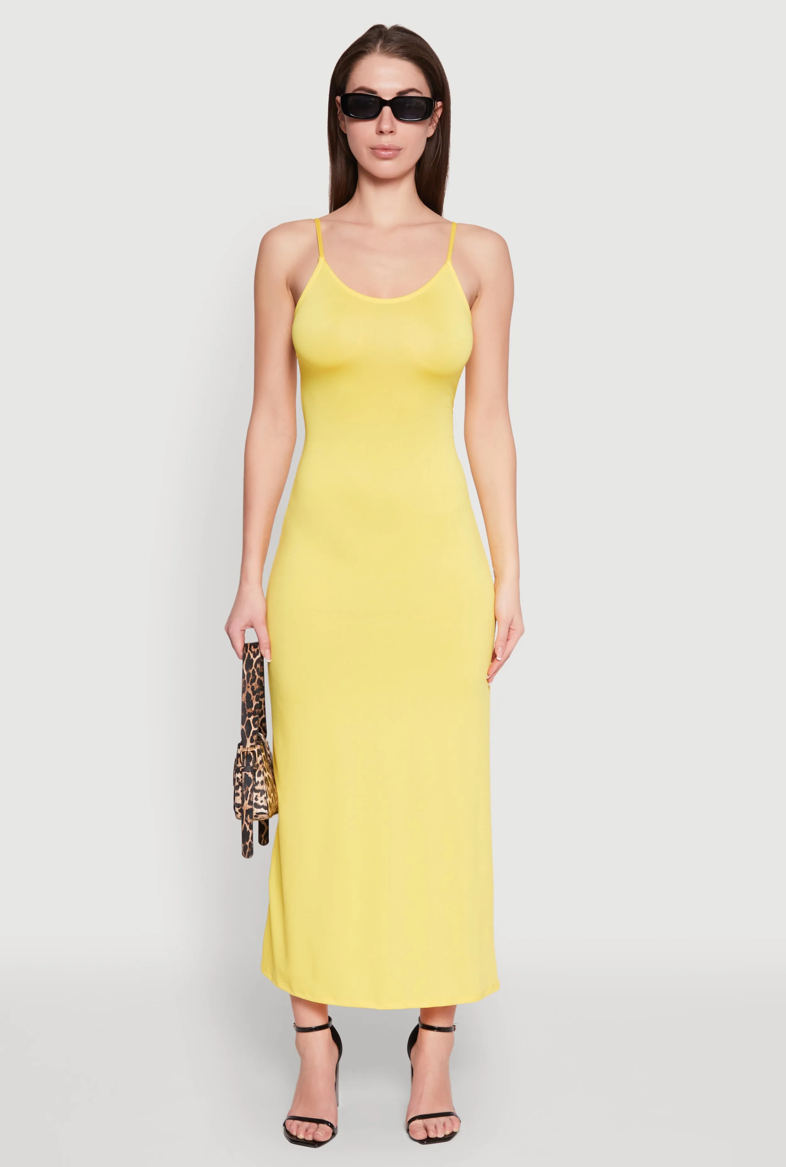 Scoop Neck Cami Maxi Dress Wind Song The long length of this dress creates a graceful appearance that is perfect for any occasion
