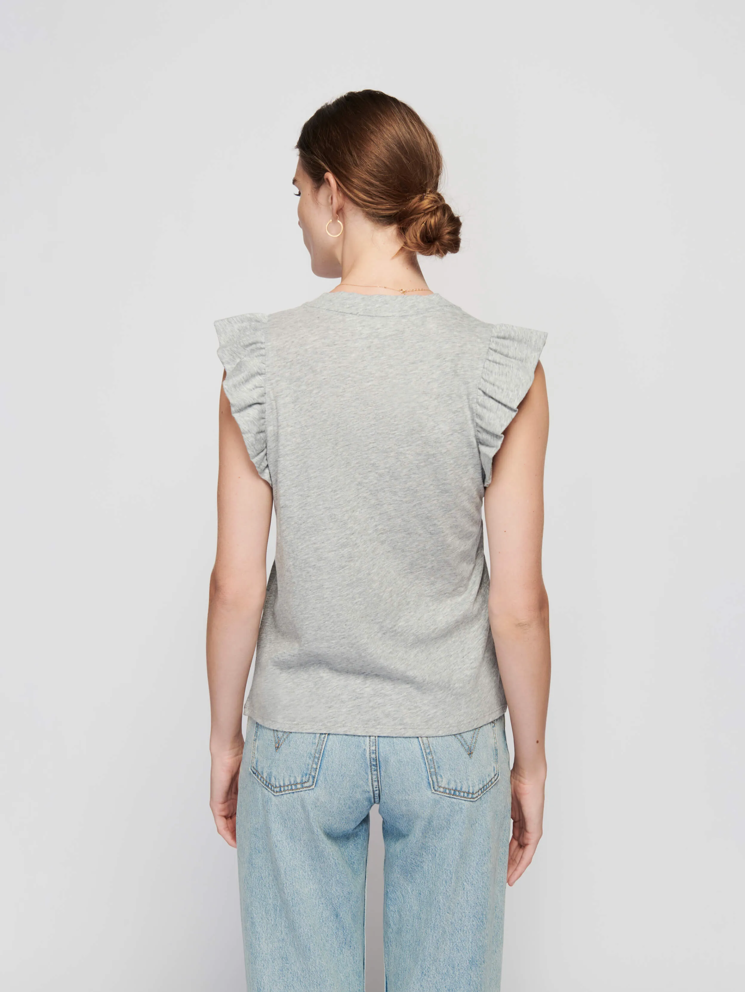 Seamless construction UltraSoft Texture Paulette Tank