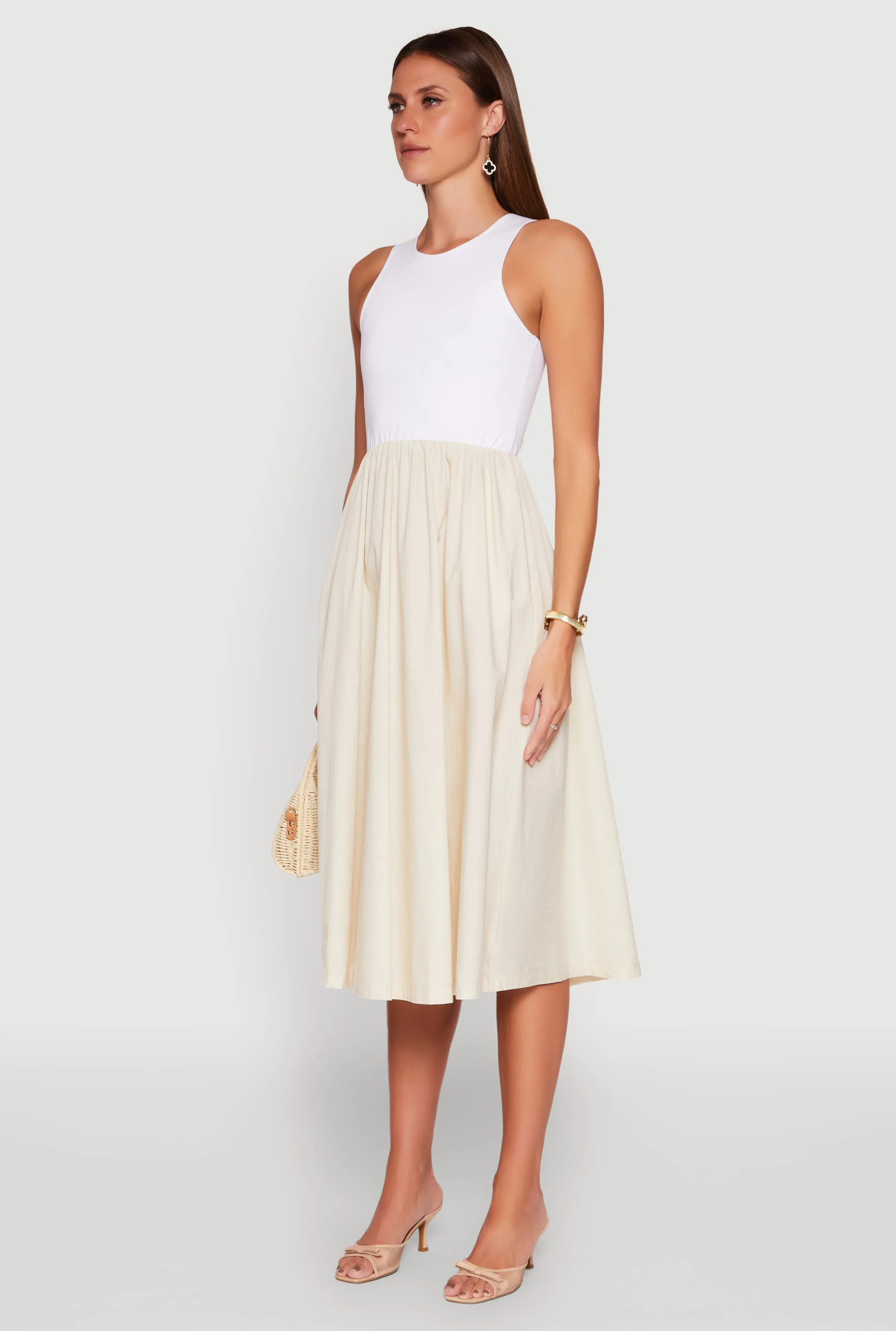 Tank Maxi Skater Dress Sunbeam Flow