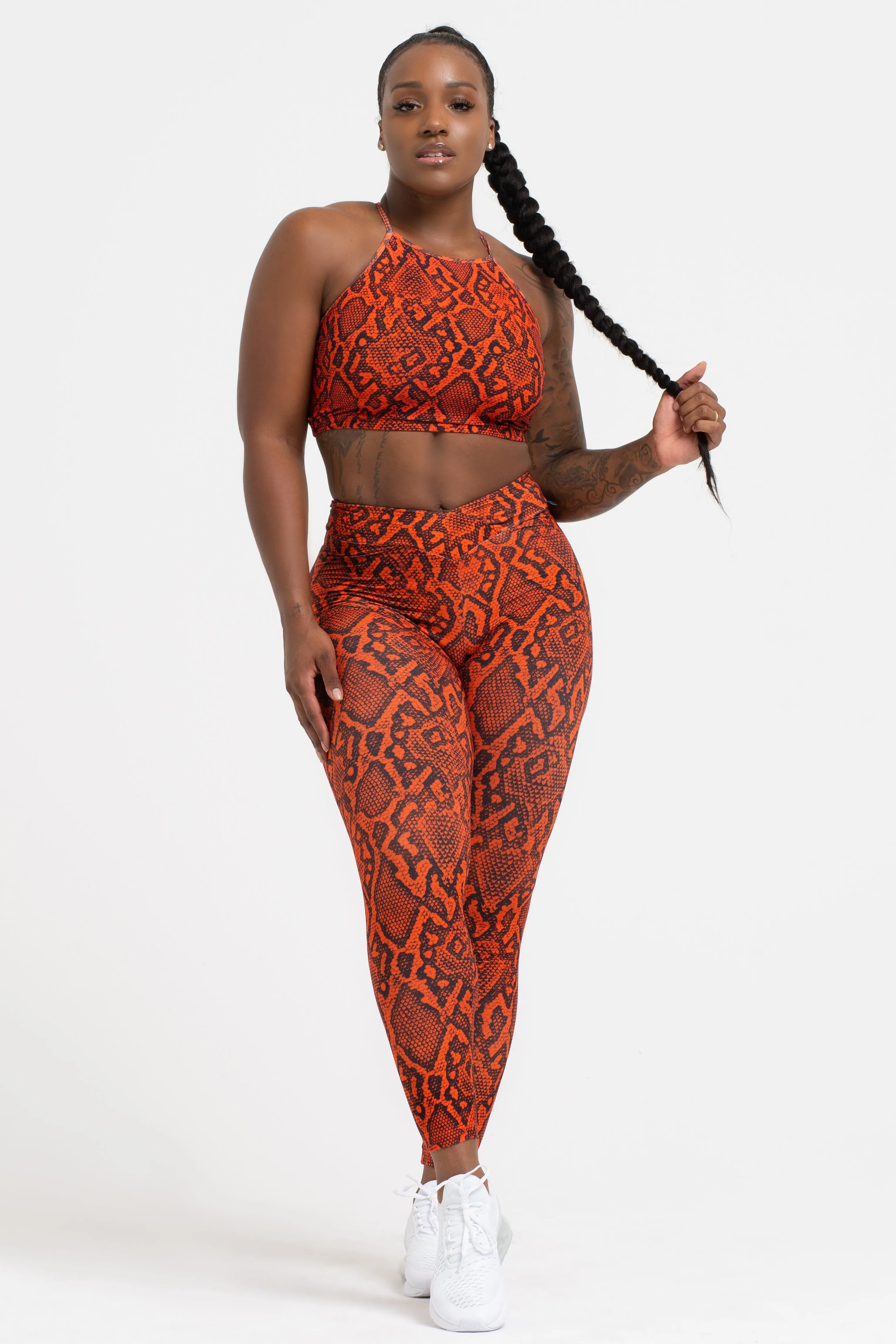 Venom Criss Cross Crop Top Dance Light