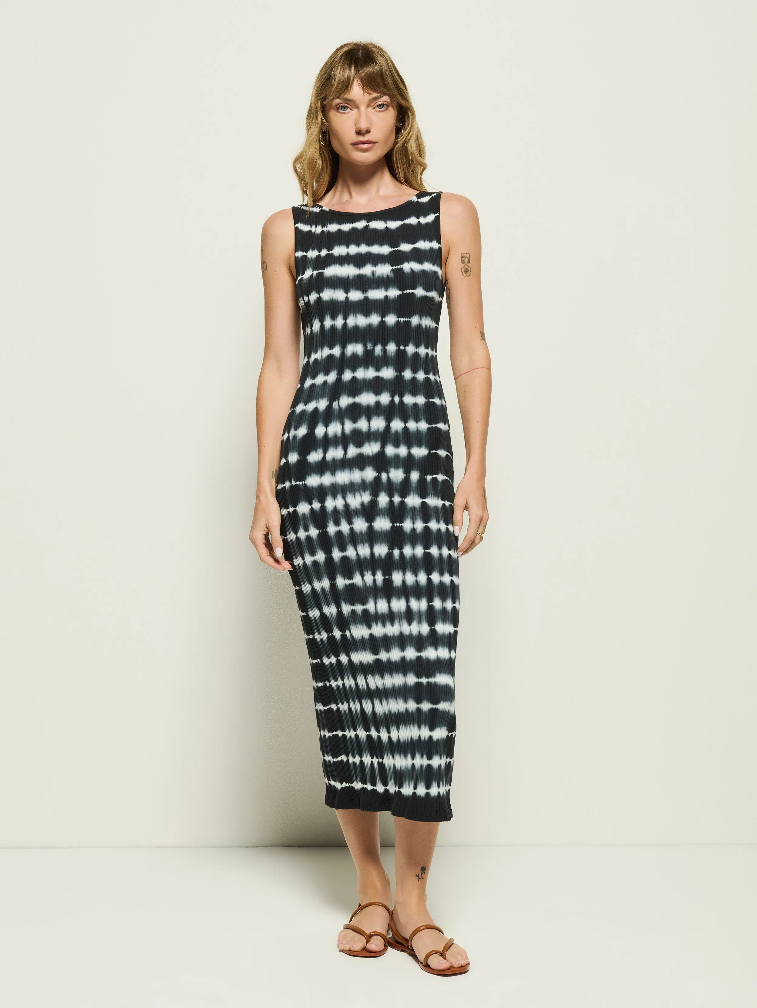 Comfort waistband WrinkleResistant Finish Christy Tie Dye Midi
