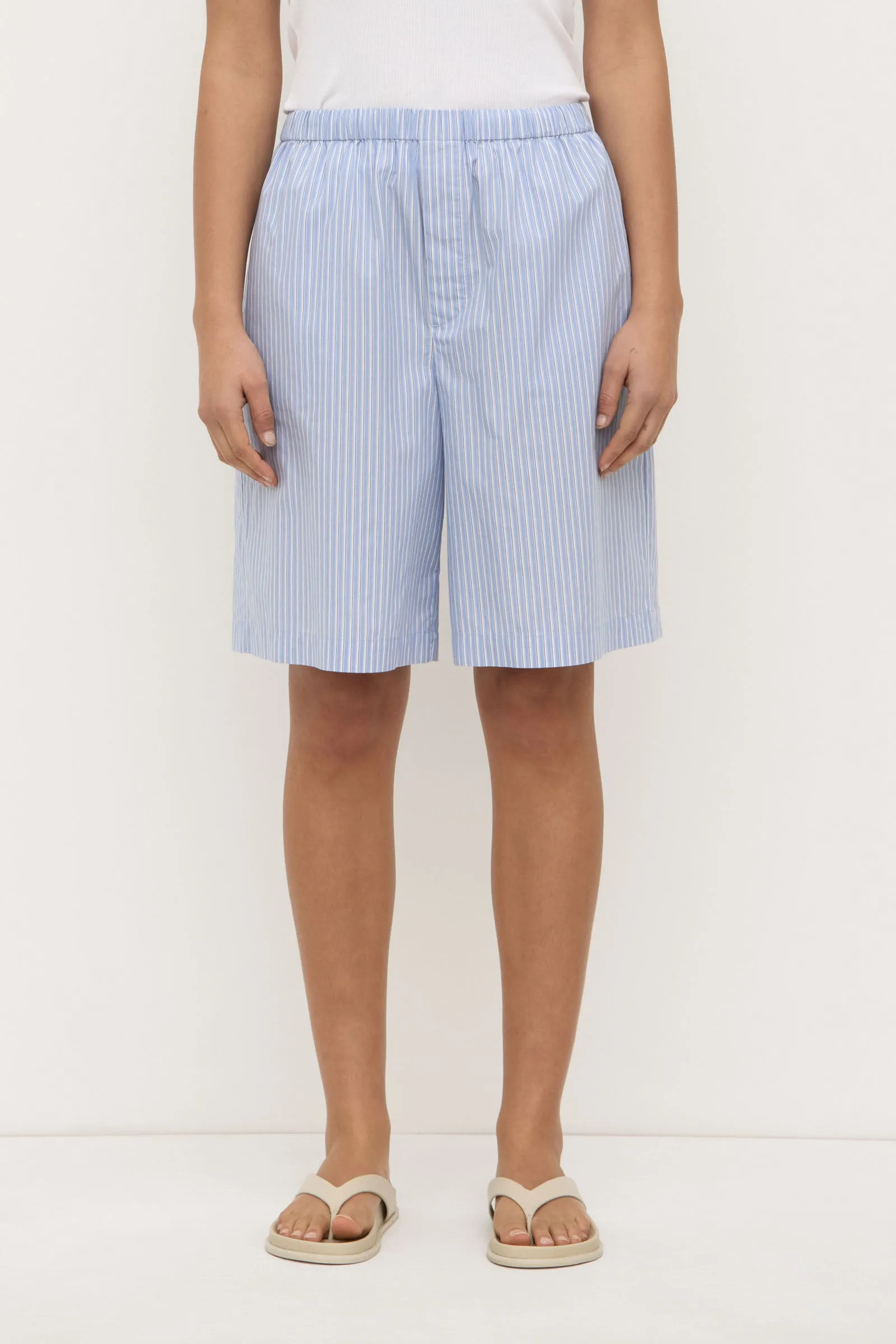 Nixie Stripe Longline Short Ultra Soft Touch low - rise