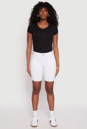 Sport Friendly All Occasion WAX Fixed Cuff Bermuda Denim Shorts