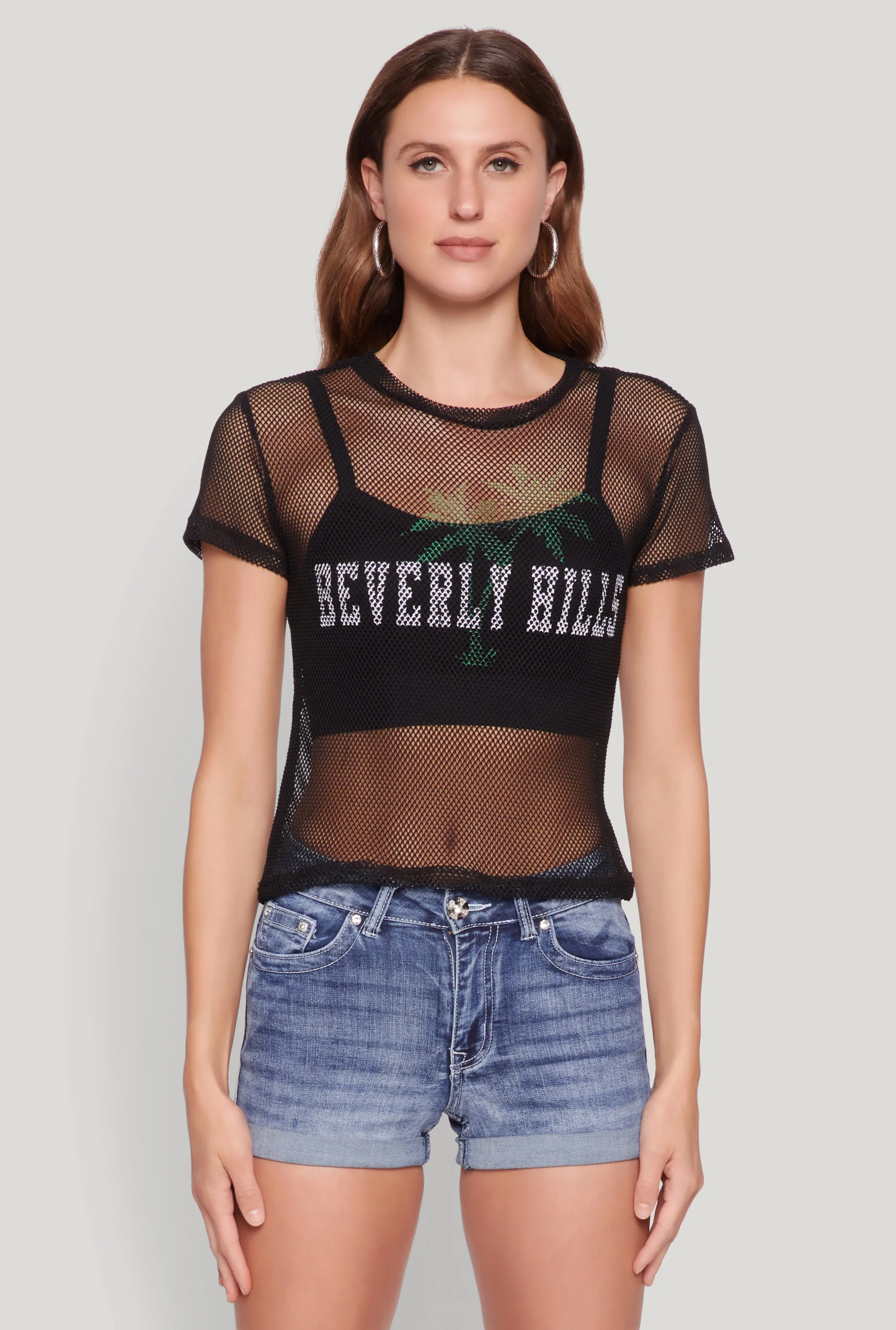 Beverly Hills Fishnet Top Eco Certified Textile