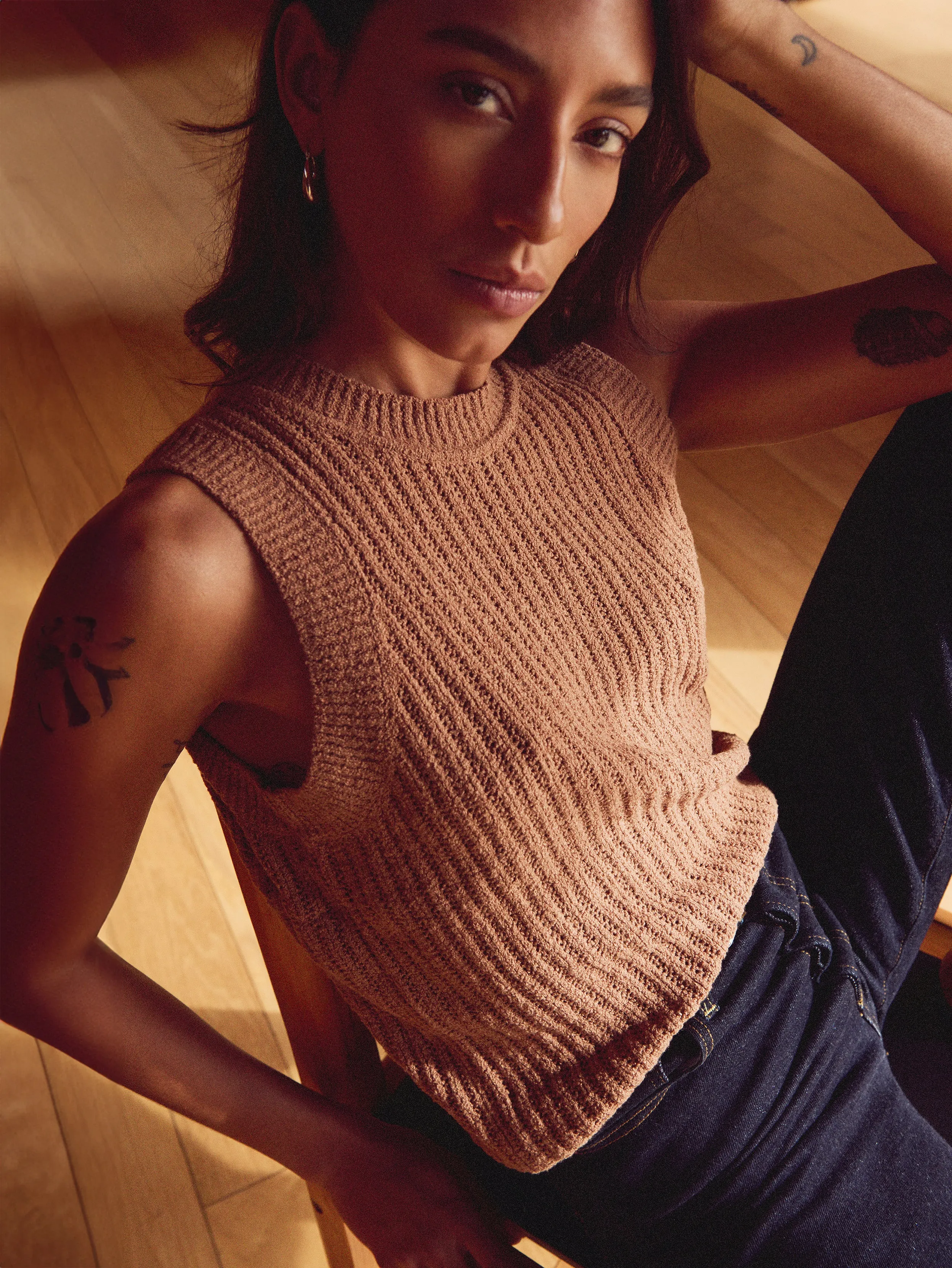 FadeResistantDye Elliana Knit Tank