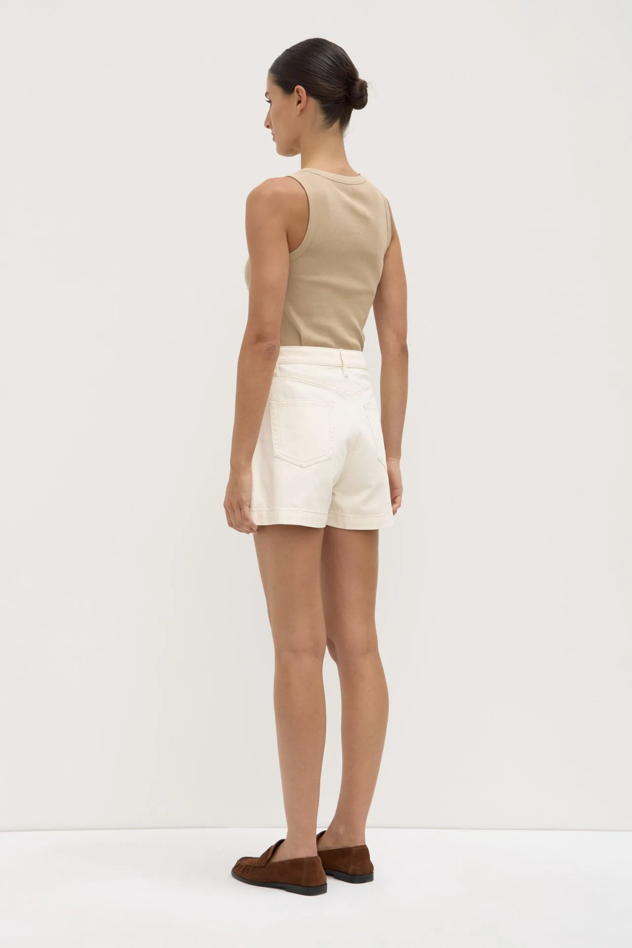 Boxy Denim Short Mother's Day gift Sweat Resistant Coating