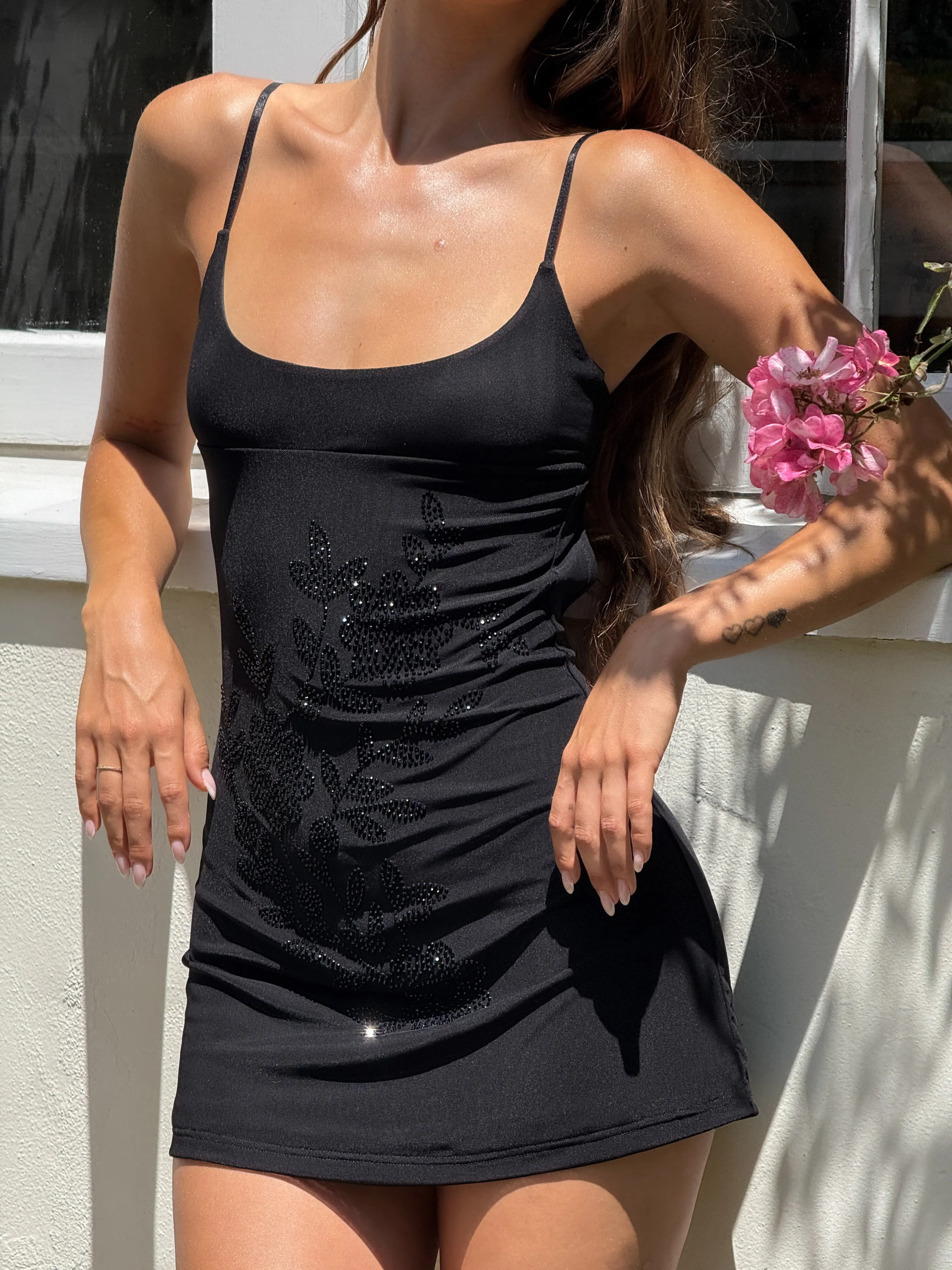 Smart Wear OCTAVIA MINI DRESS - BLACK