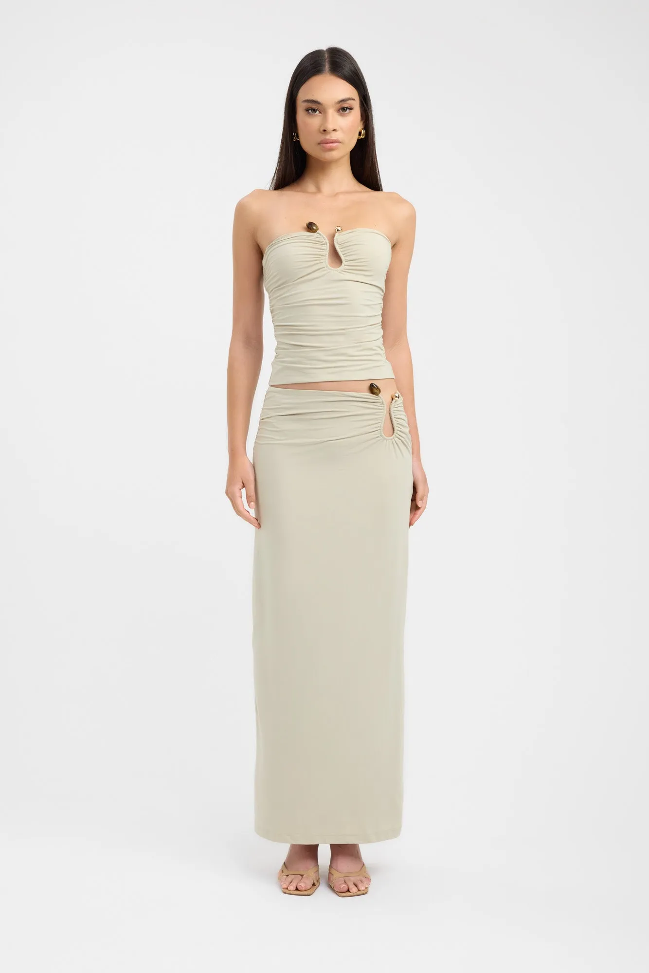 Easy Motion Tayla Trim Maxi Skirt