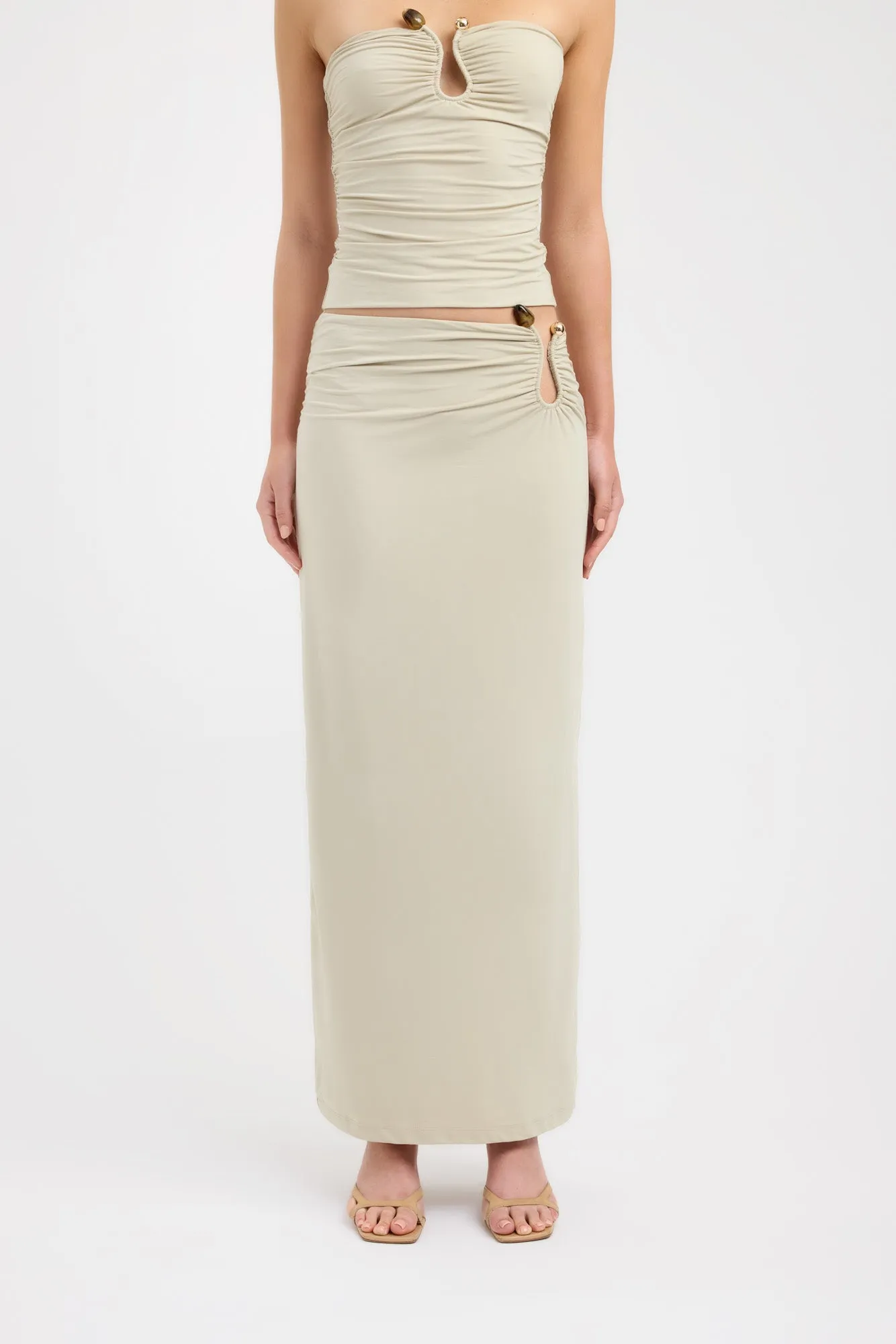 Tayla Trim Maxi Skirt Functional Look Travel Ready