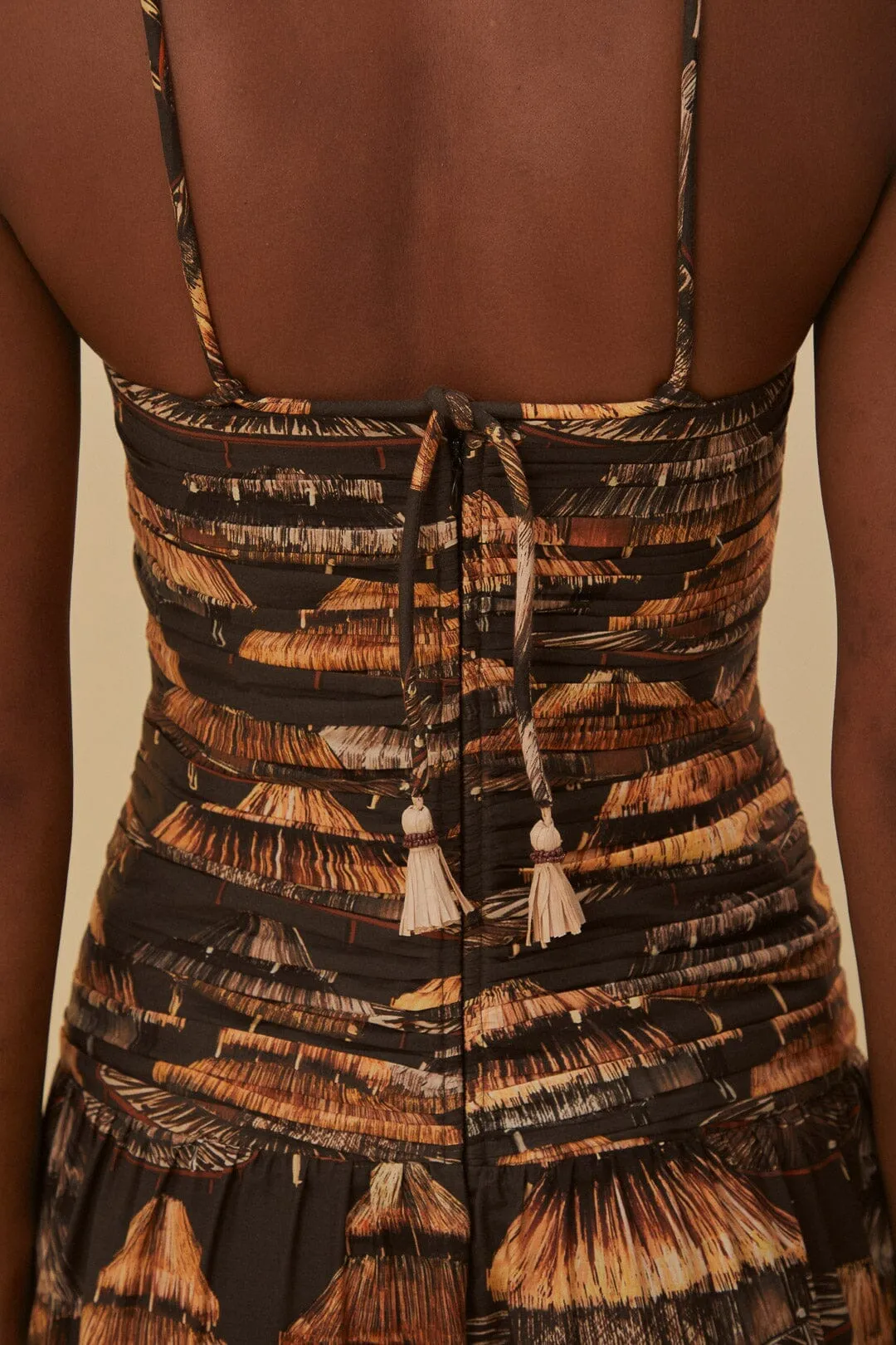 Batiste Soft Air Glow Brown Shuhu Maxi Dress Sleeveless