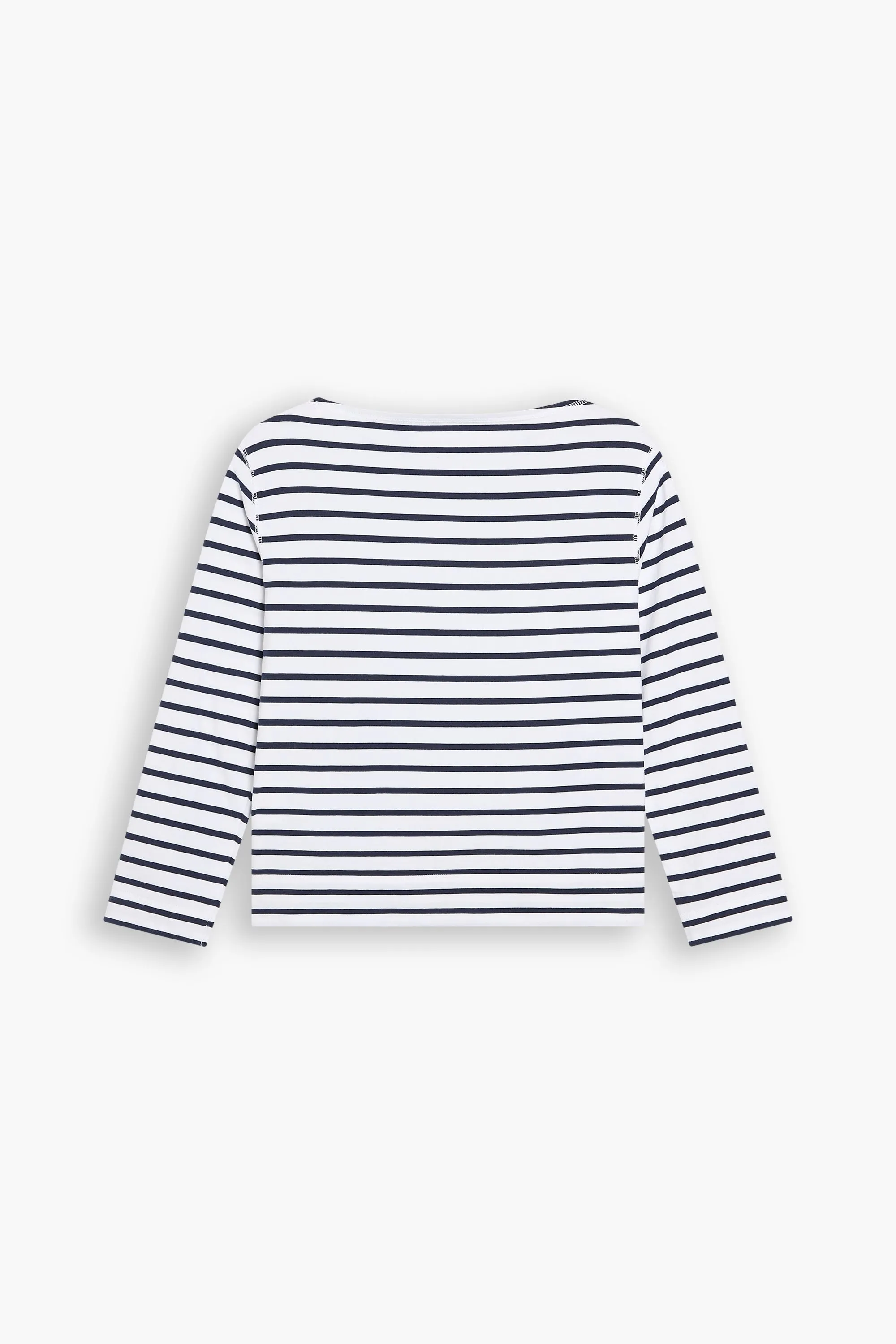 Breathable Lining Boatneck Tee, Regular Fit