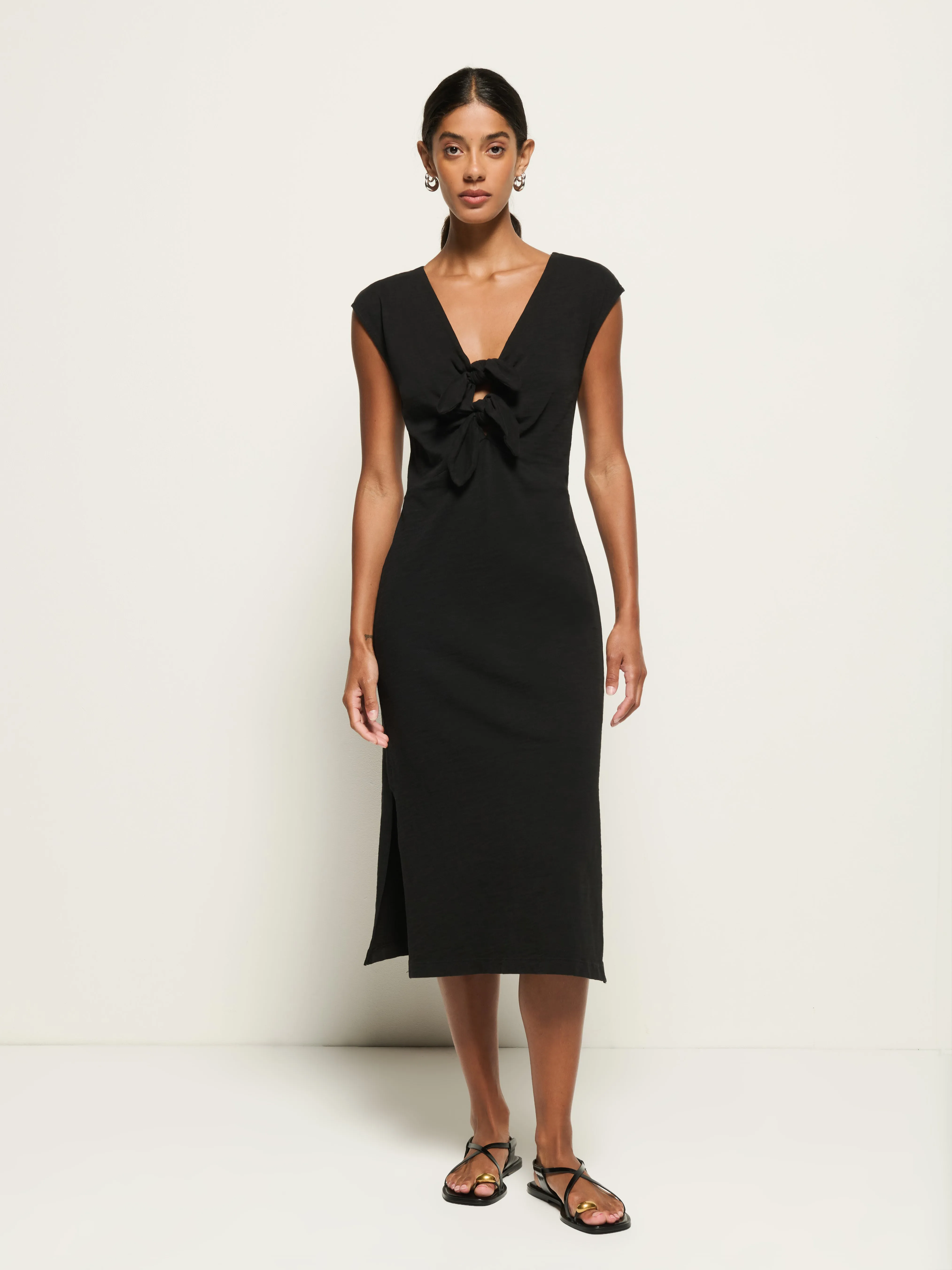 WrinkleResistant Kalee Column Midi