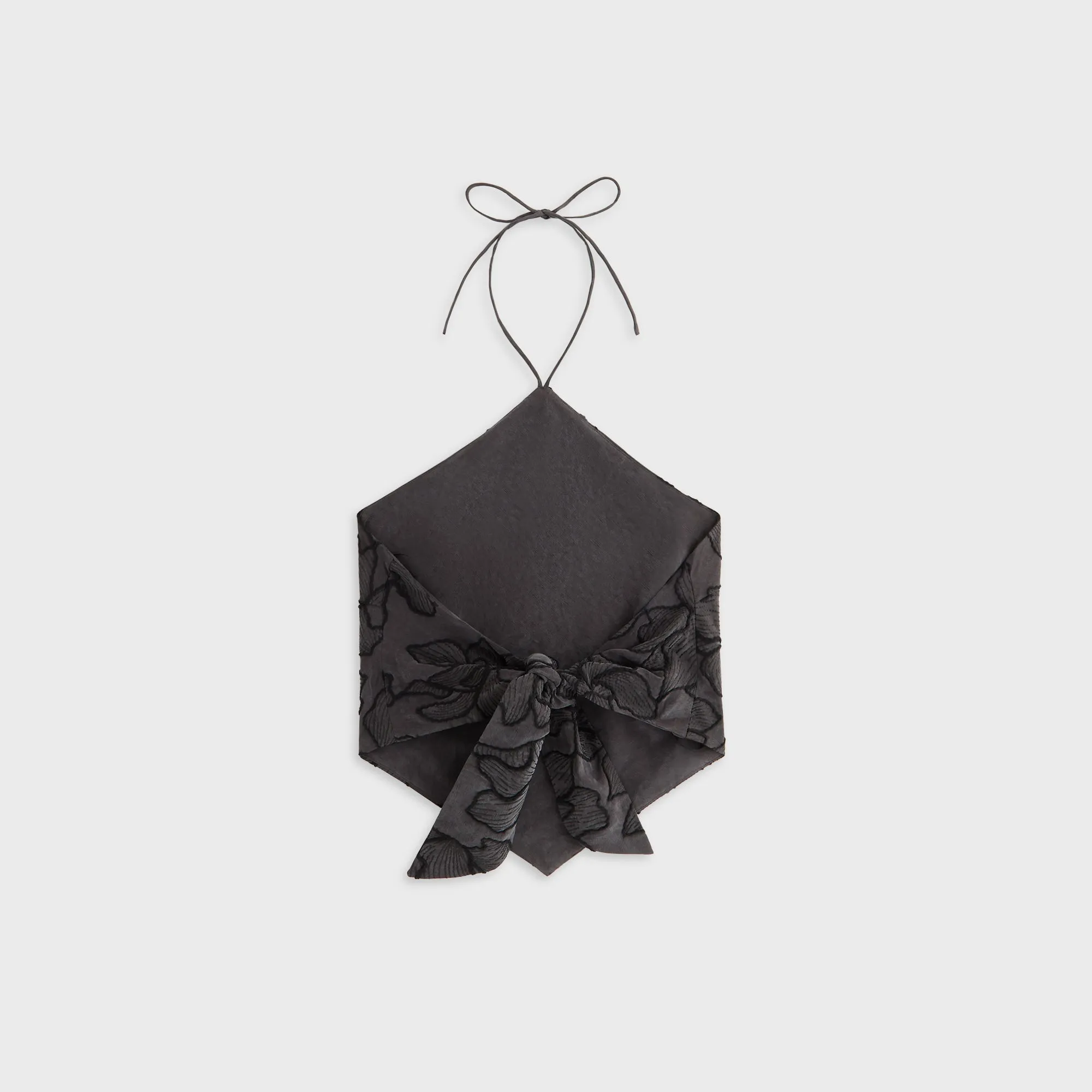 Stay Coolness High Energy Return Fabric Kith Women Kumi Floral Embroidered Halter - Incognito