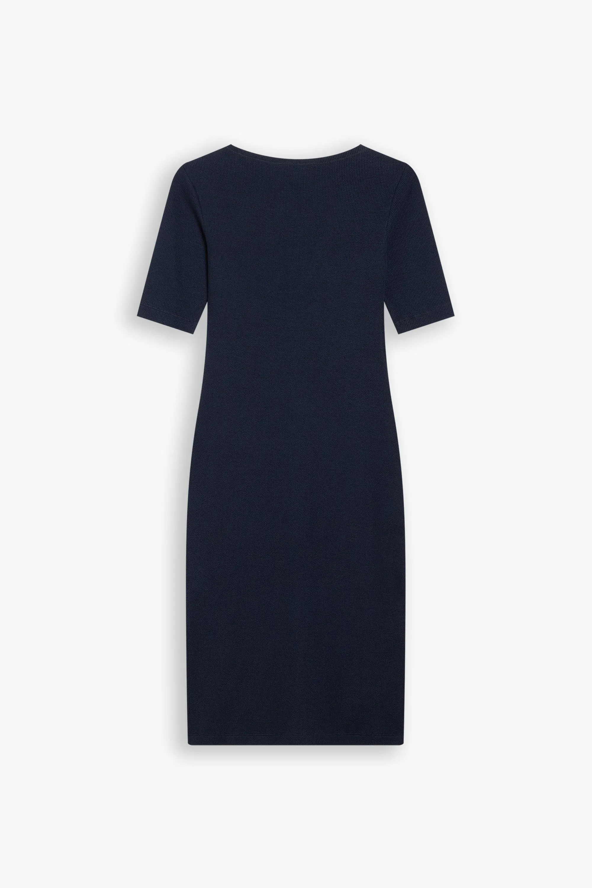 Rib Dress with Lofi Knit, Slim Fit TumbleDry Safe