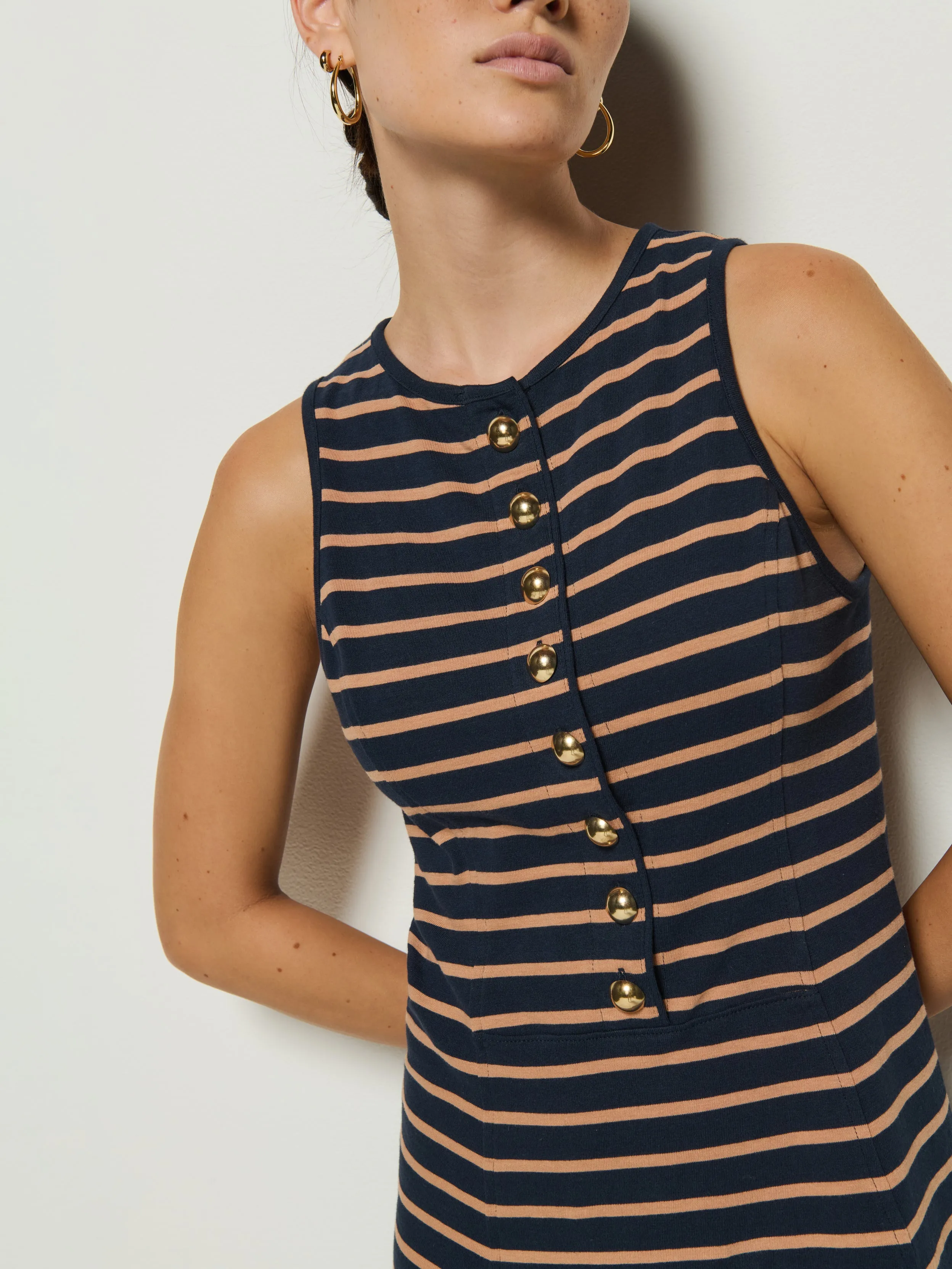 Antimicrobial Coating Modern Edge Jayna Mini Dress