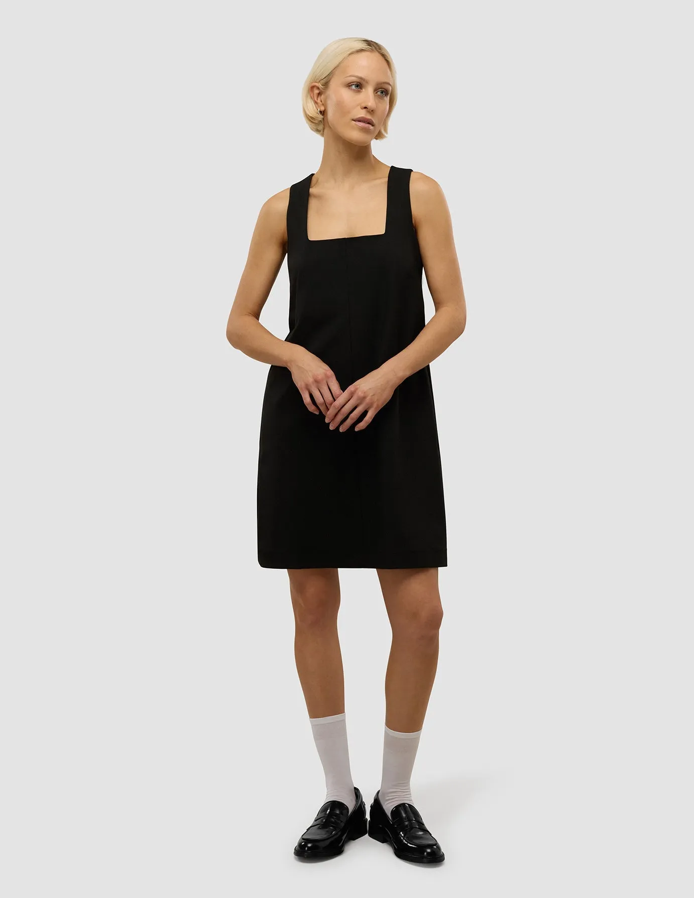 Women's Essential Spencer Dress Black Relaxed Fashion