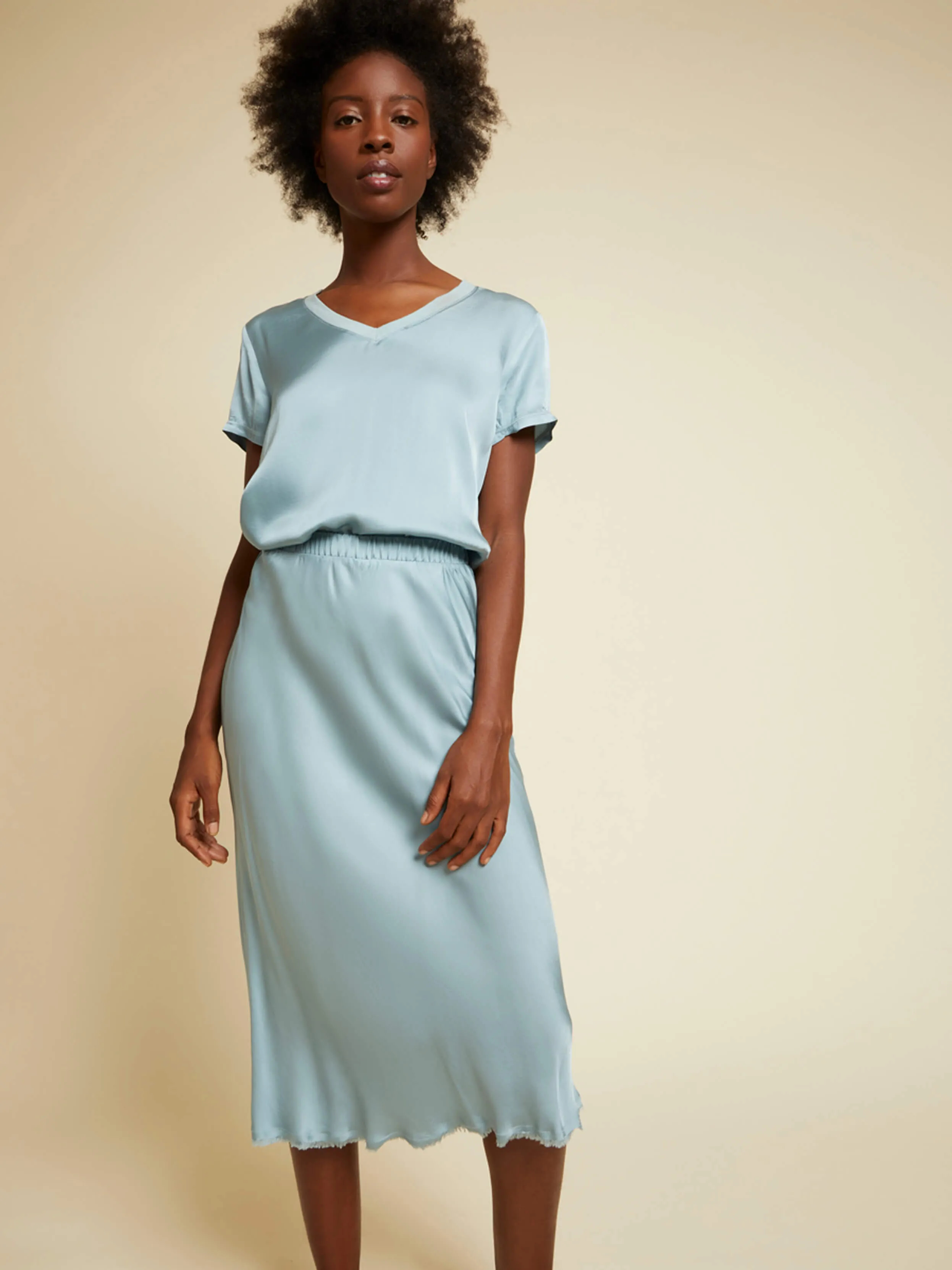 light texture Mabel Skirt