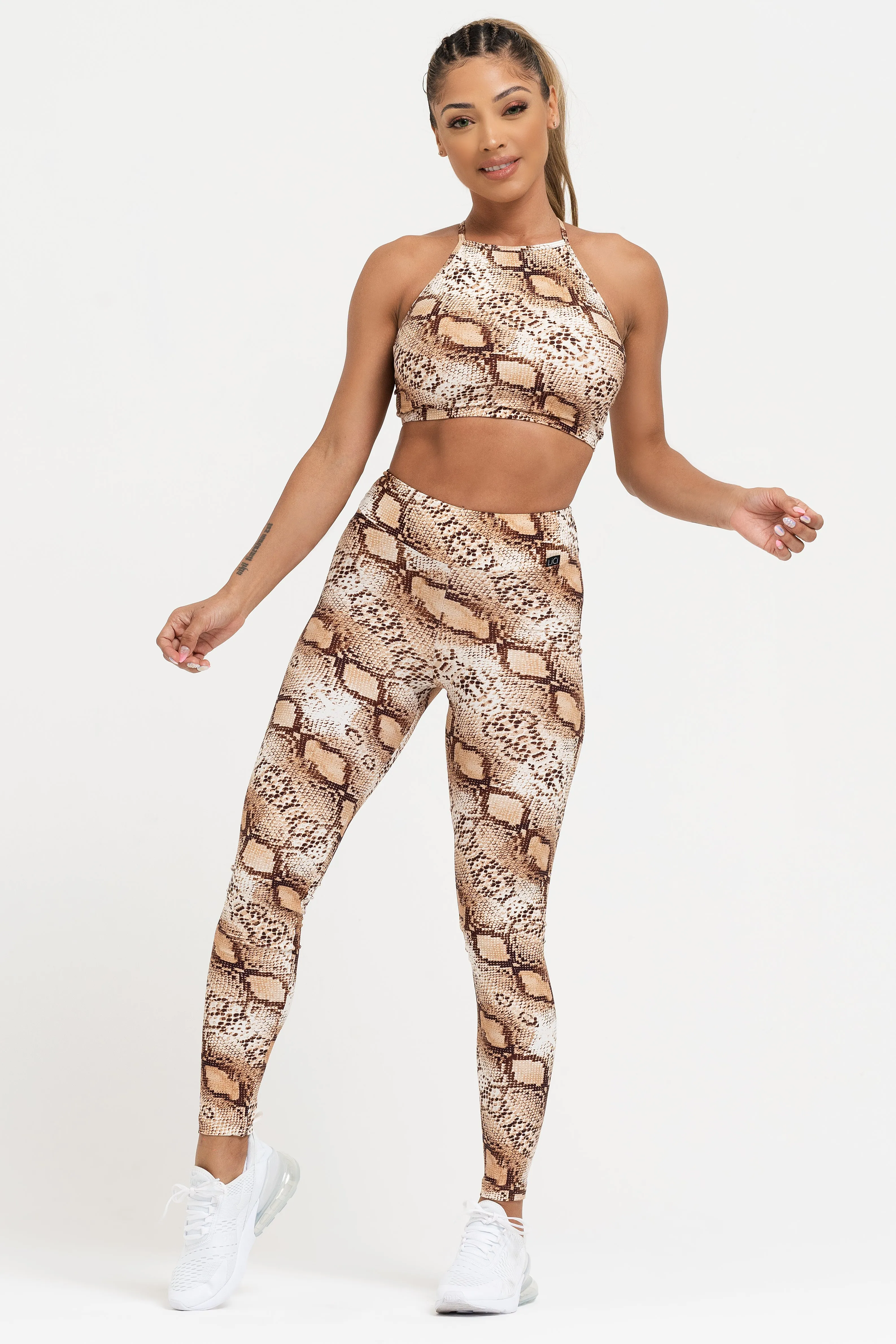 Rattlesnake Criss Cross Crop Top Hike Fit American Ease